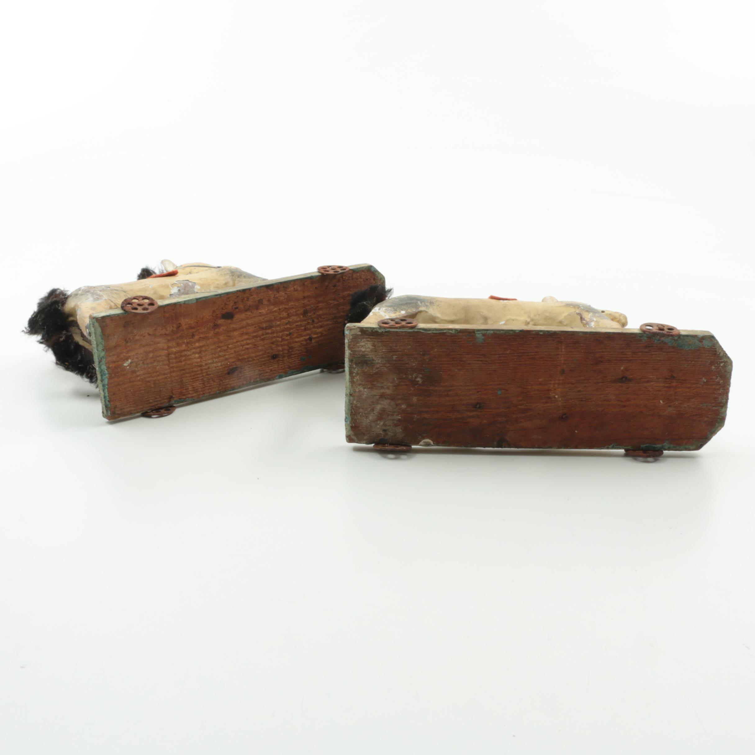 Two Antique Pony Toys