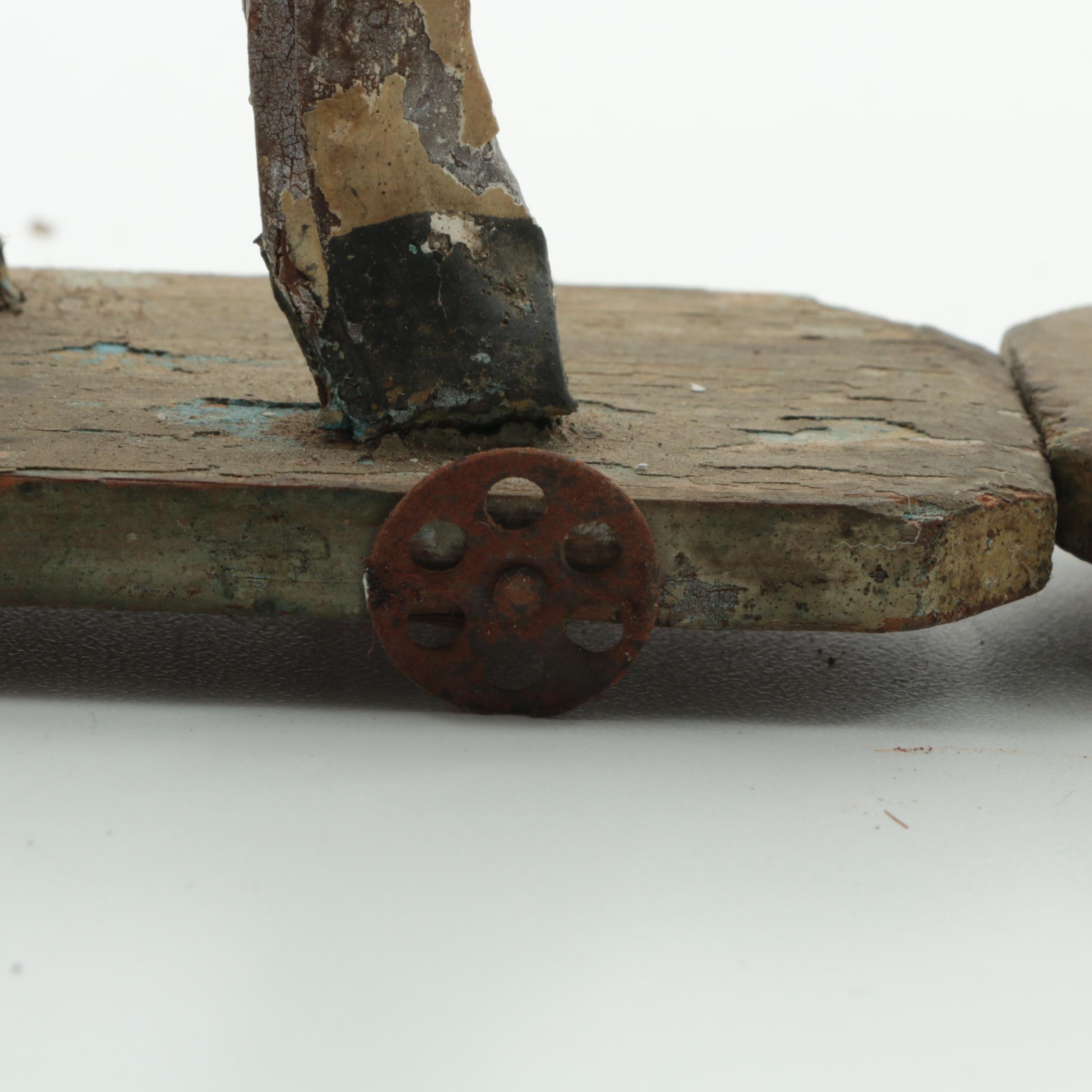 Two Antique Pony Toys