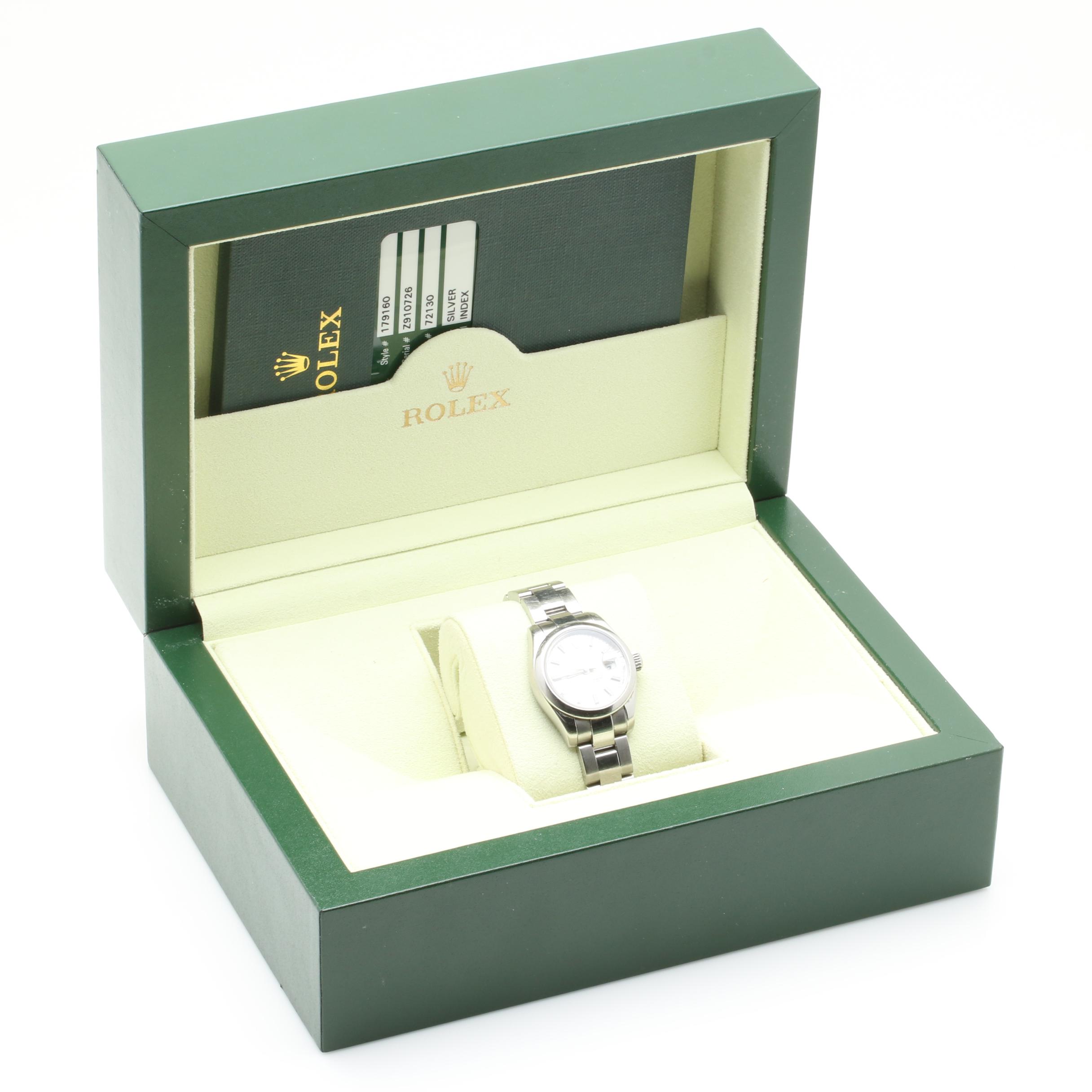 Rolex Perpetual Datejust Stainless Steel Watch