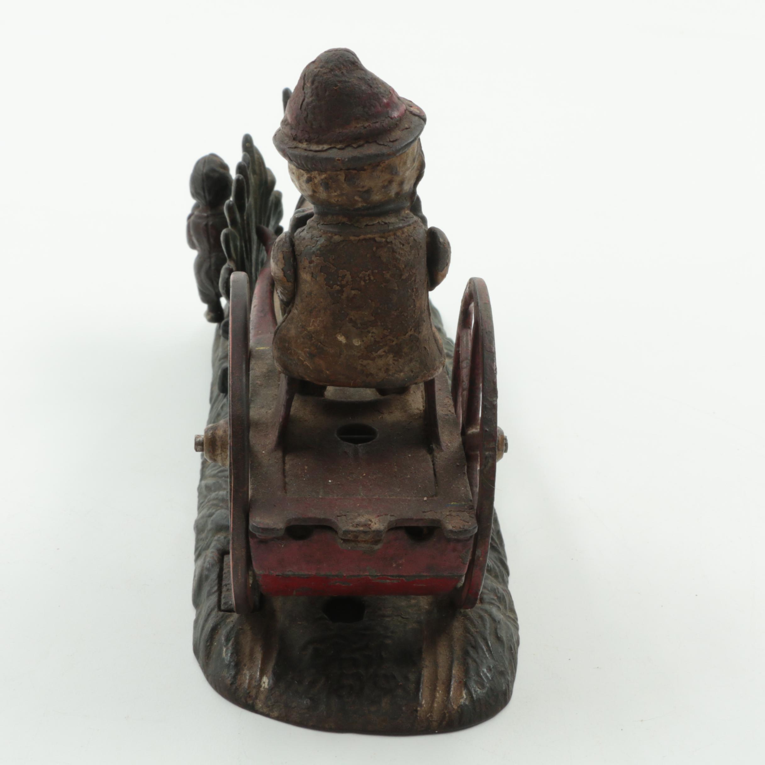 "Bad Accident" Cast Iron Mechanical Bank
