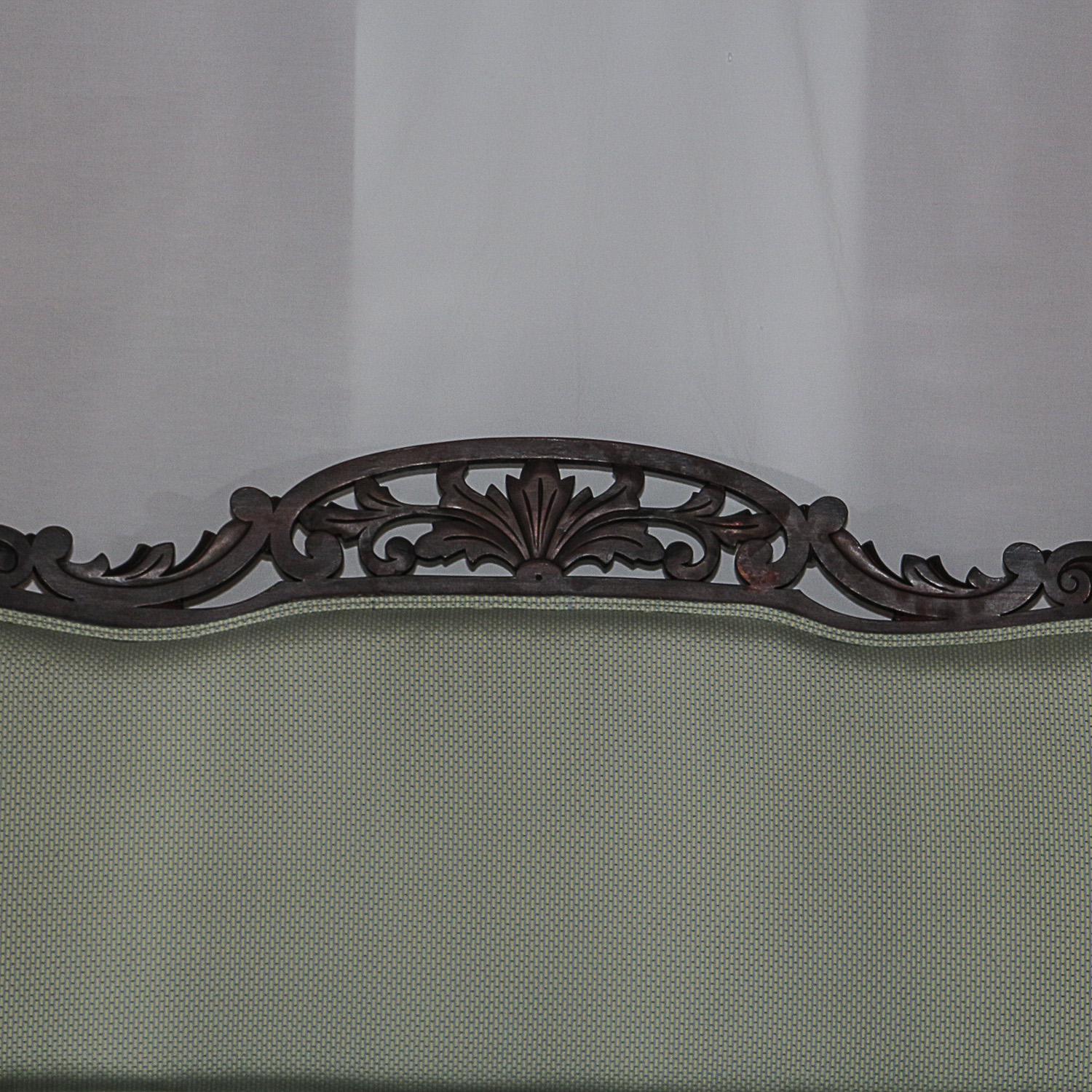 Vintage Georgian Style Upholstered Settee