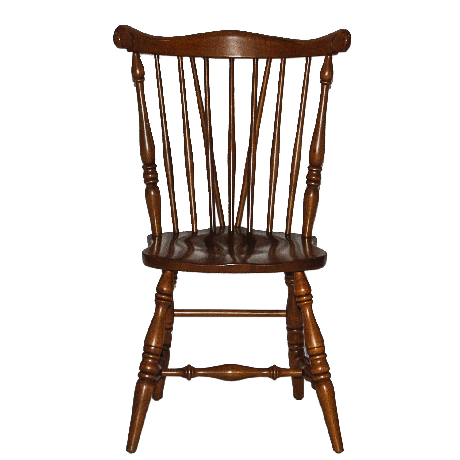 Vintage Brace Back Dining Chairs