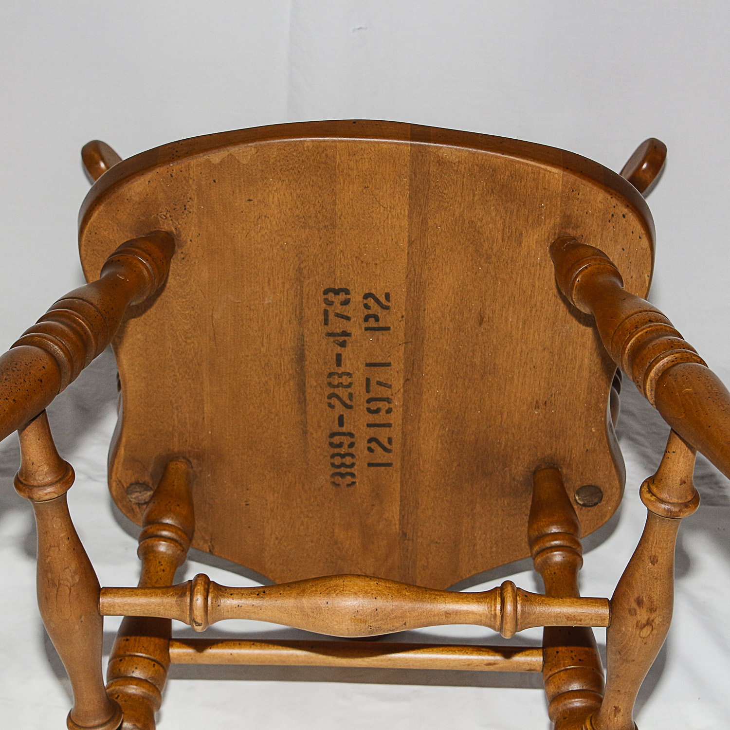 Vintage Brace Back Dining Chairs