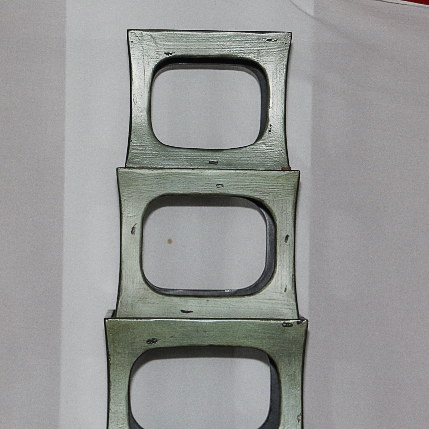 Green Painted Stacking Cubes