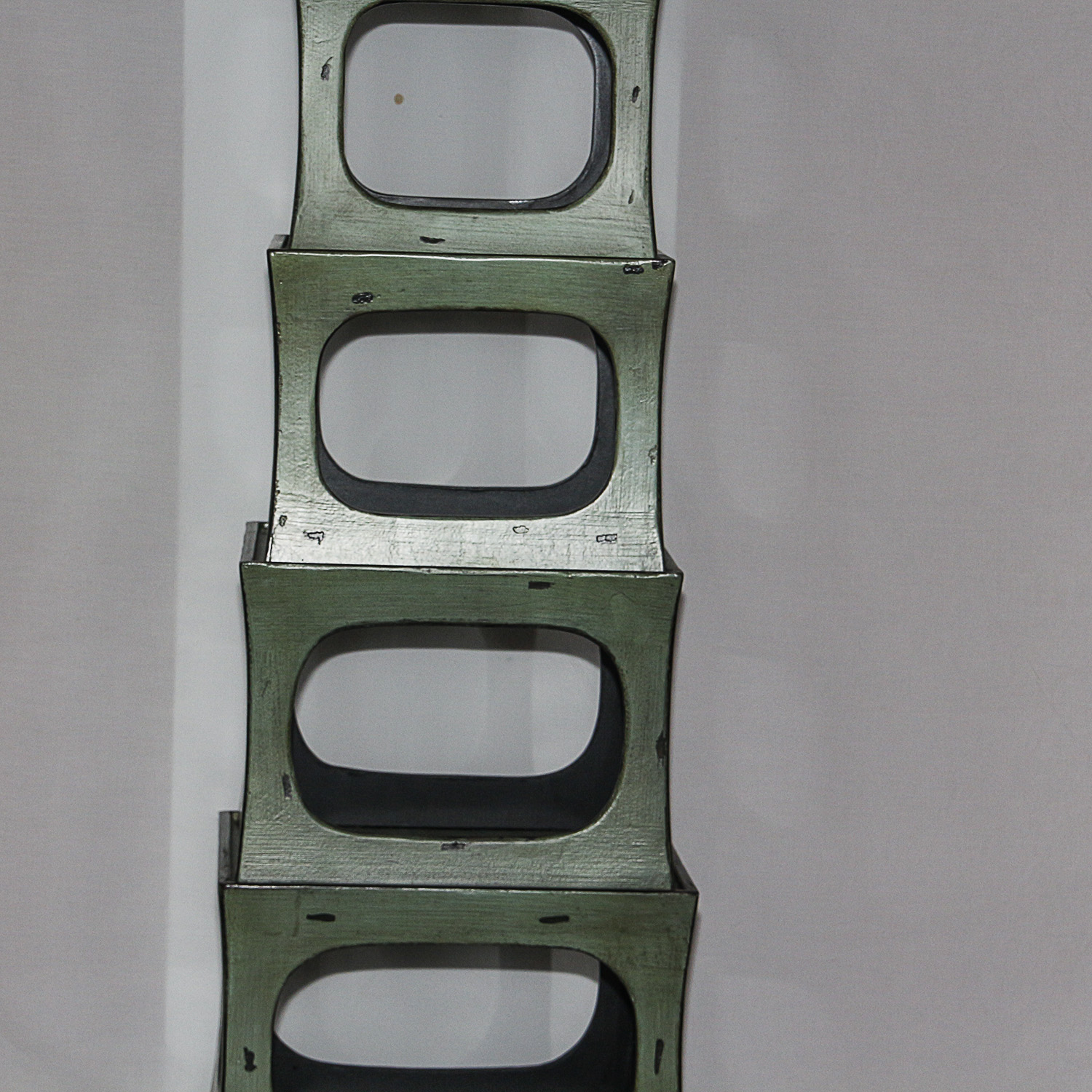 Green Painted Stacking Cubes