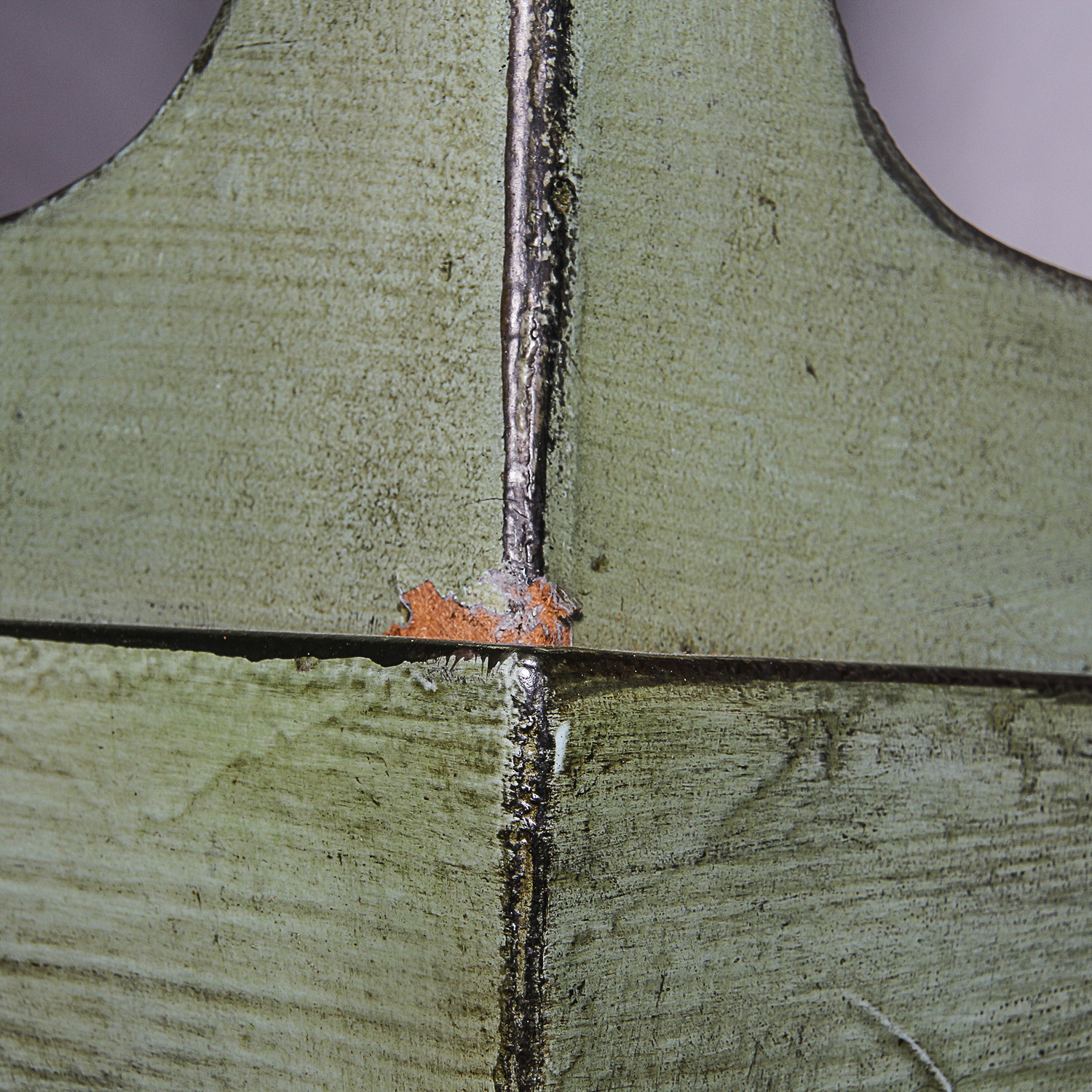 Green Painted Stacking Cubes