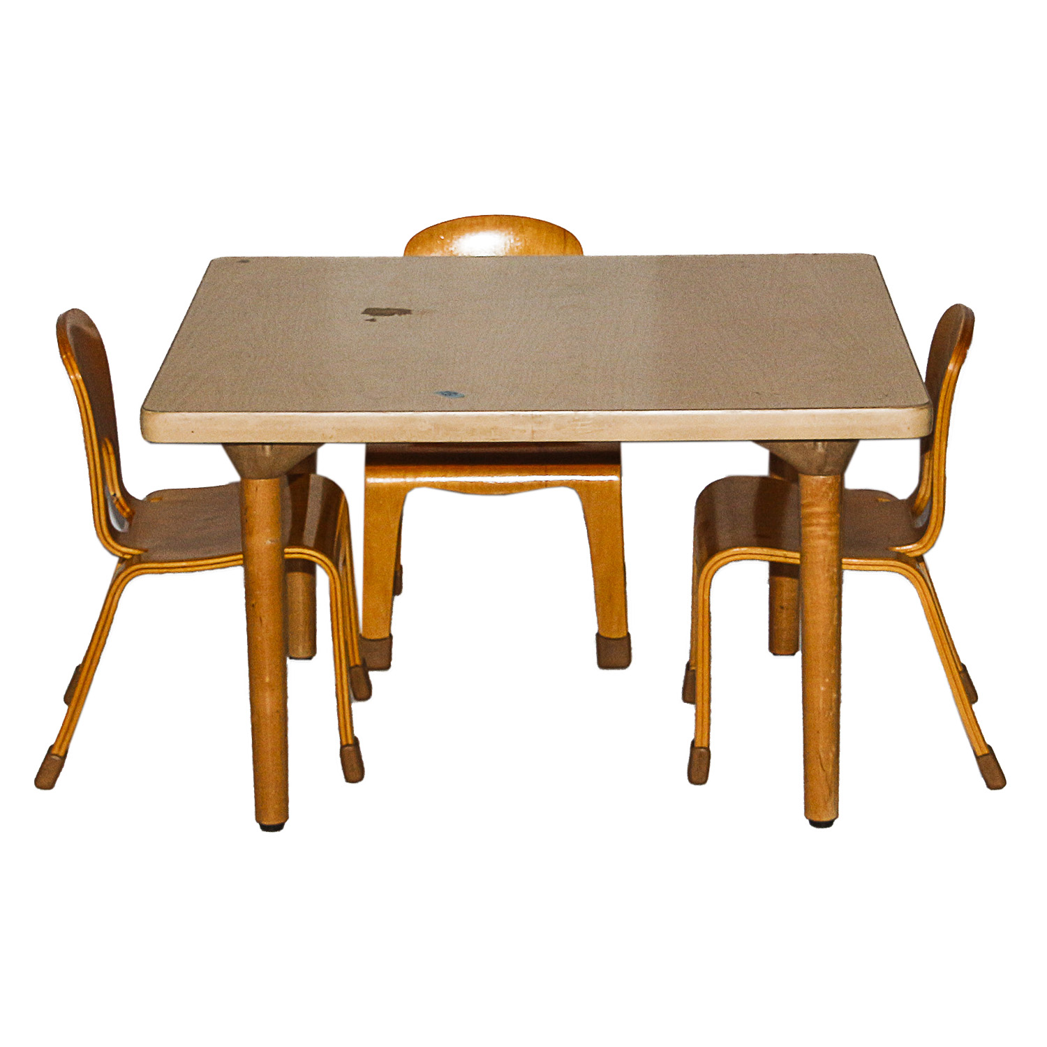 Mid Century Modern Child Size Table and Chairs