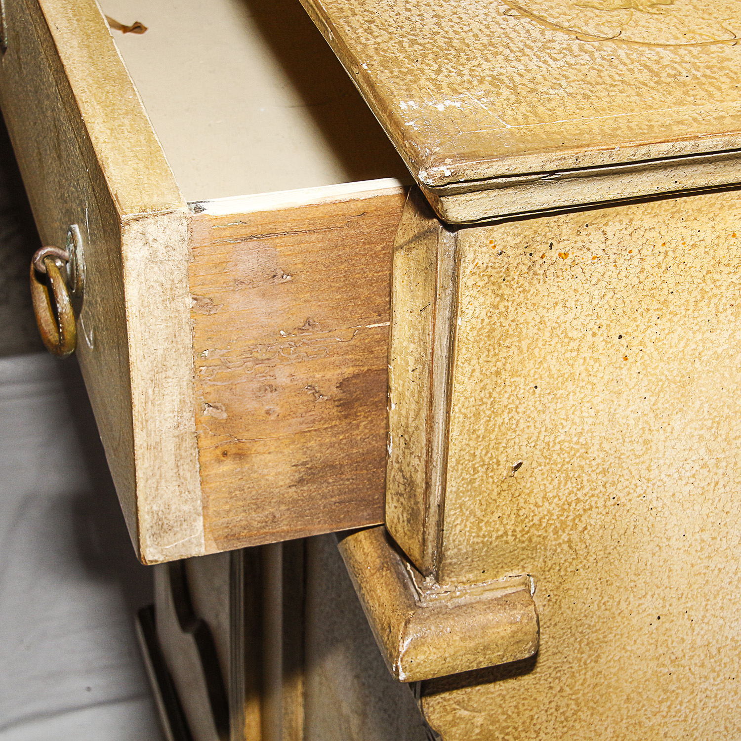 Neoclassical Style Painted Side Cabinet