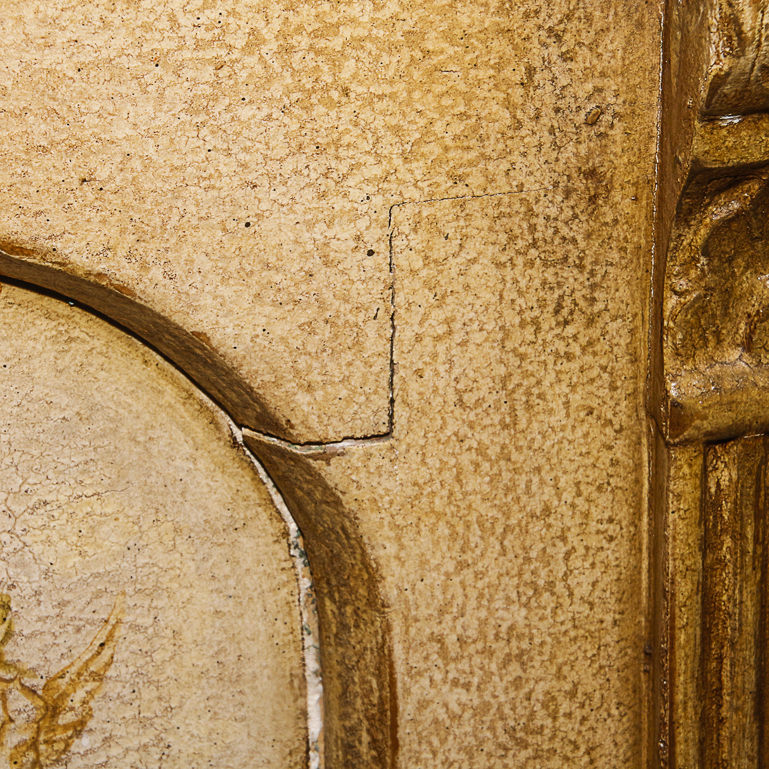 Neoclassical Style Painted Side Cabinet