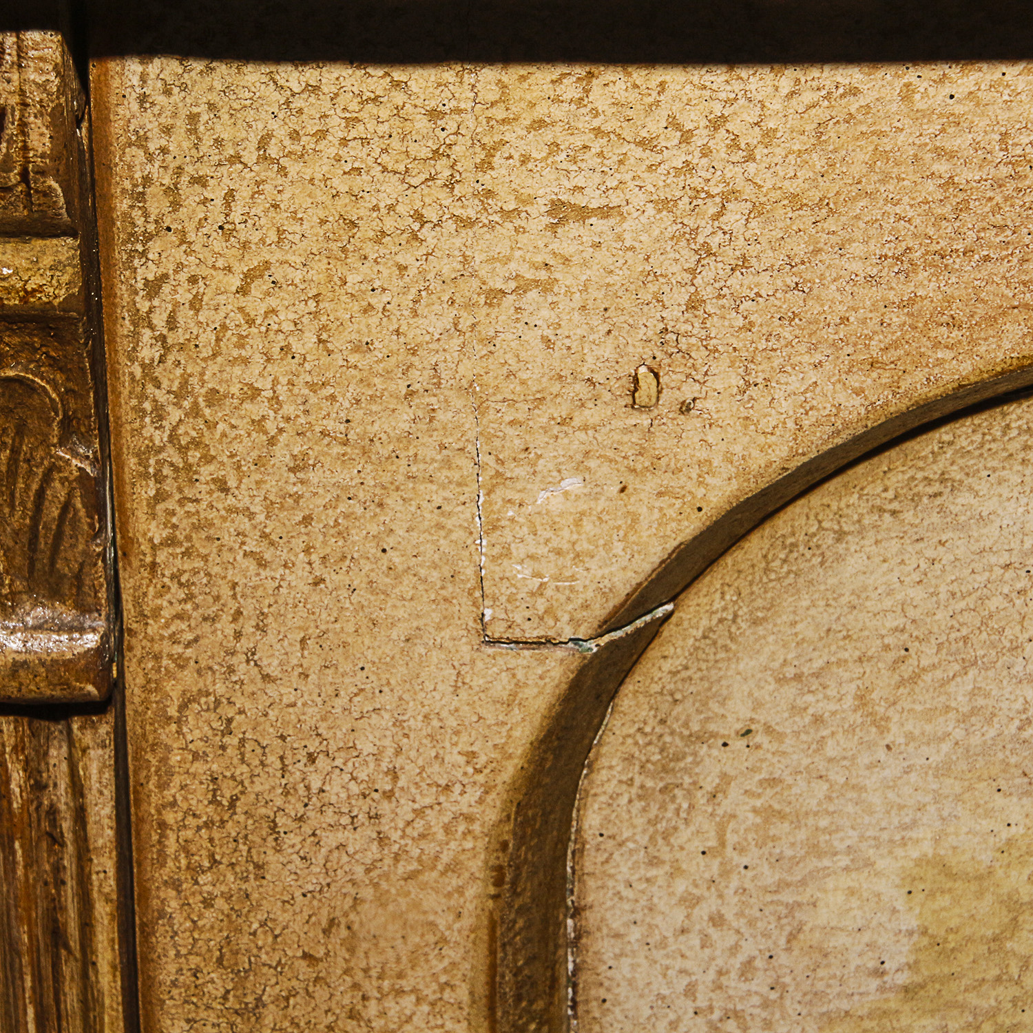 Neoclassical Style Painted Side Cabinet