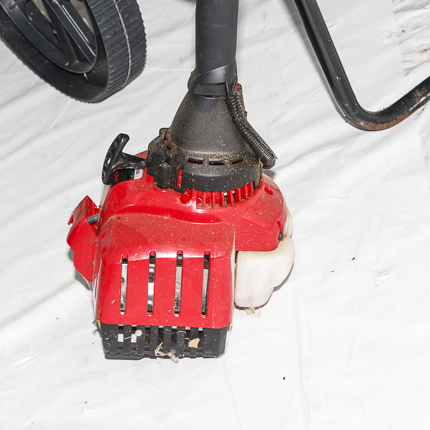 Troy-Bilt String Trimmer and Pursell's Sta-Green 4500 Broadcast Spreader