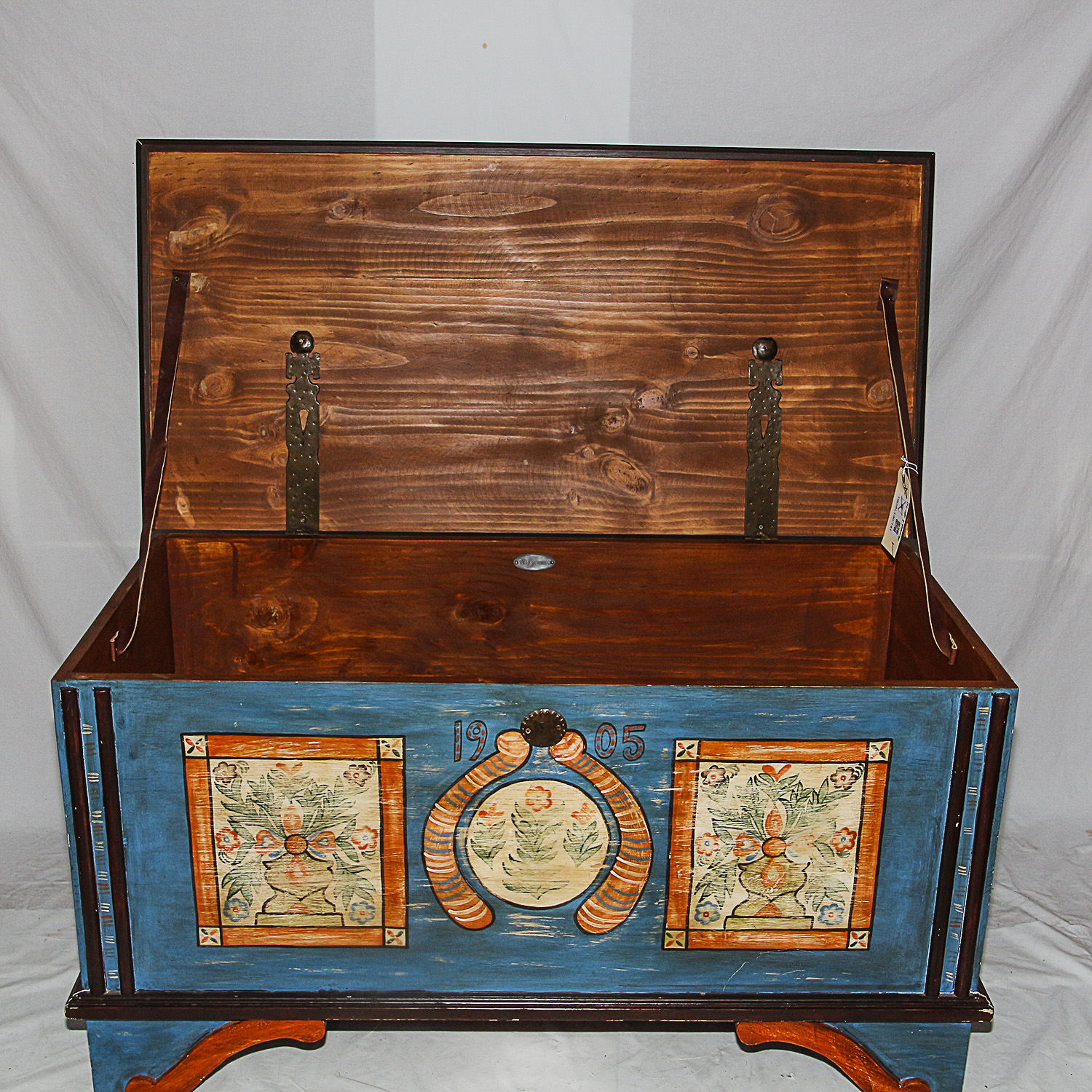 Vintage Painted Trunk by Wisteria