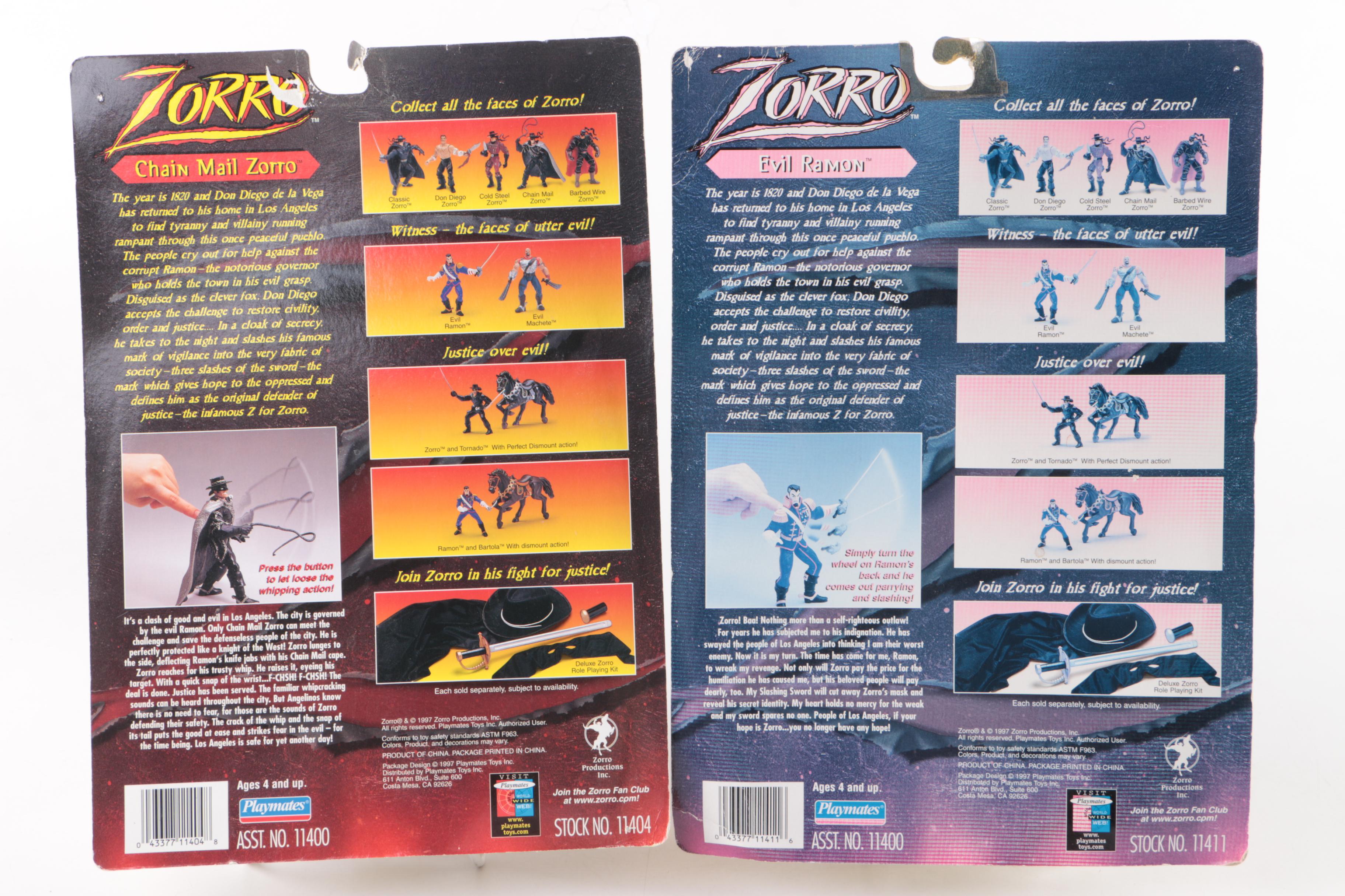 1990s Zorro Action Figures