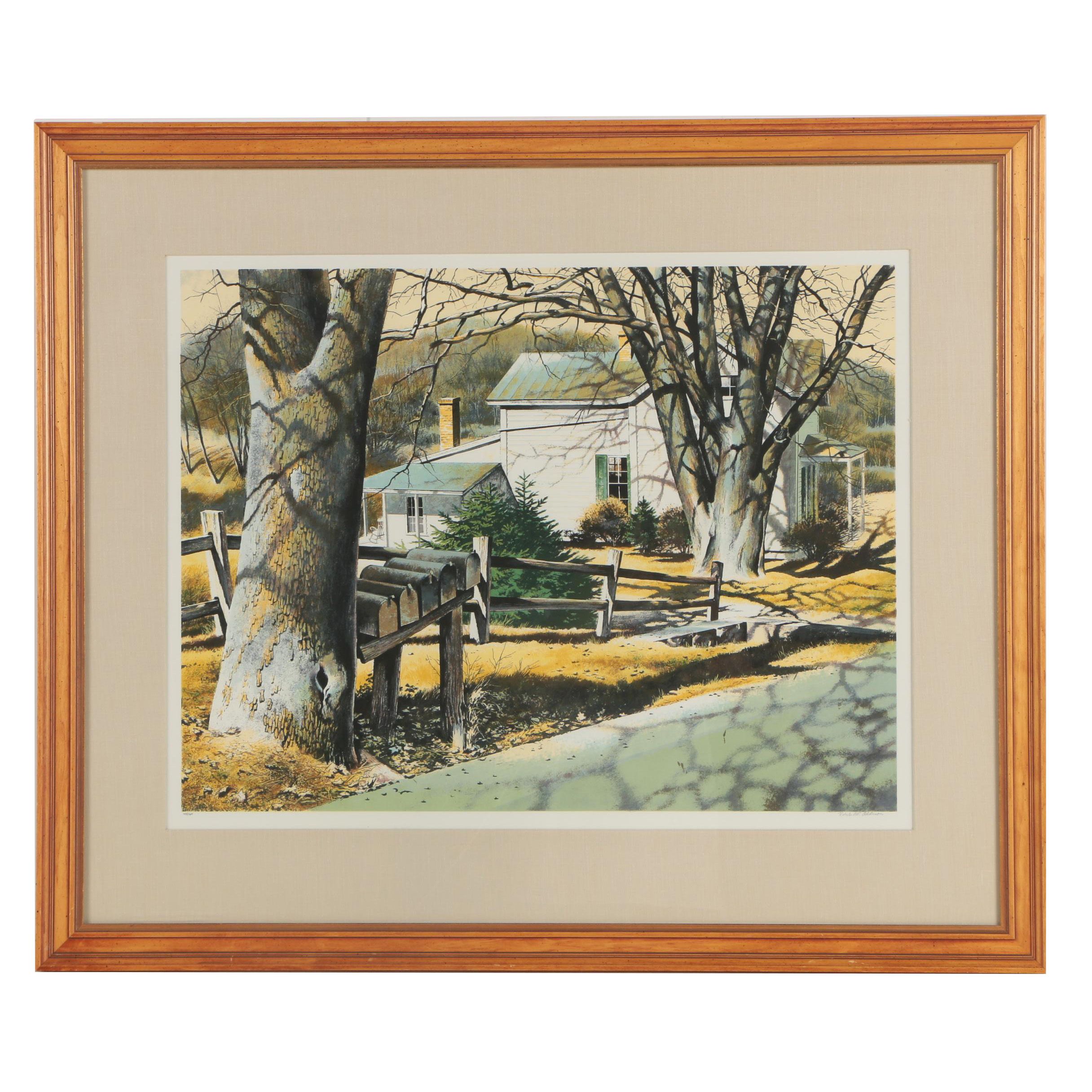 Robert W. Addison Serigraphic Print