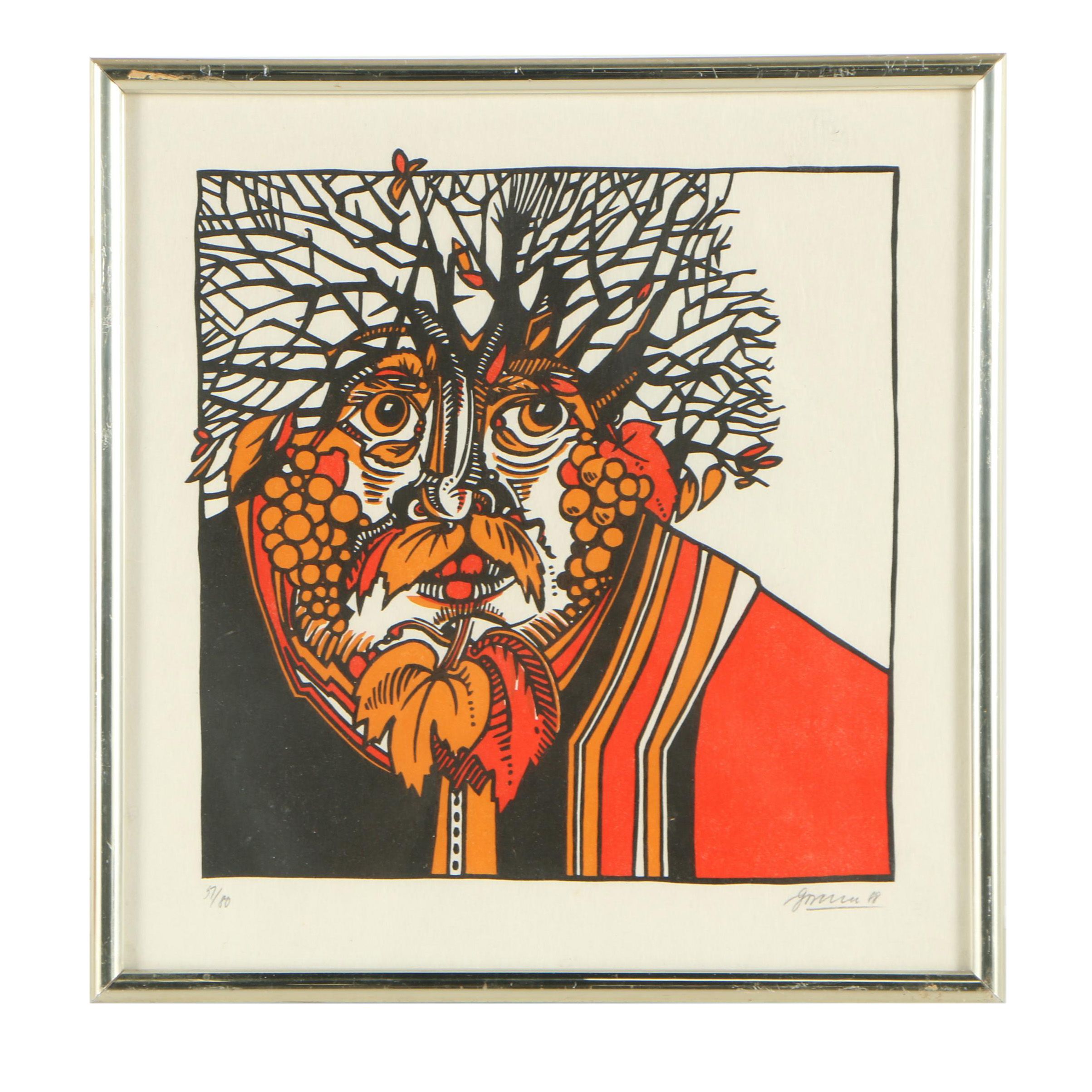 Arwed D. Gorella Lithograph "Alterego"