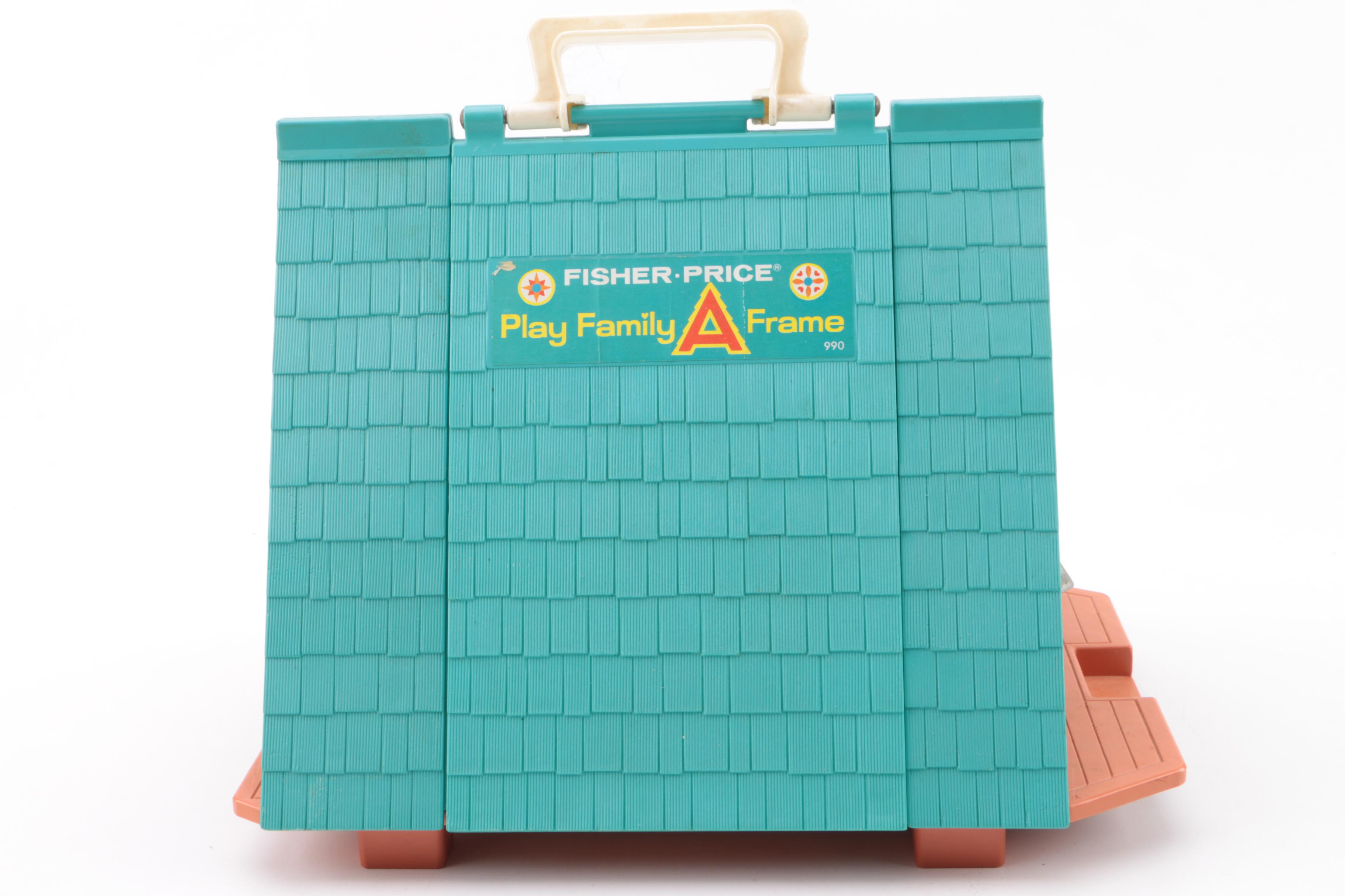 Vintage Fisher-Price Play Family School and A-Frame