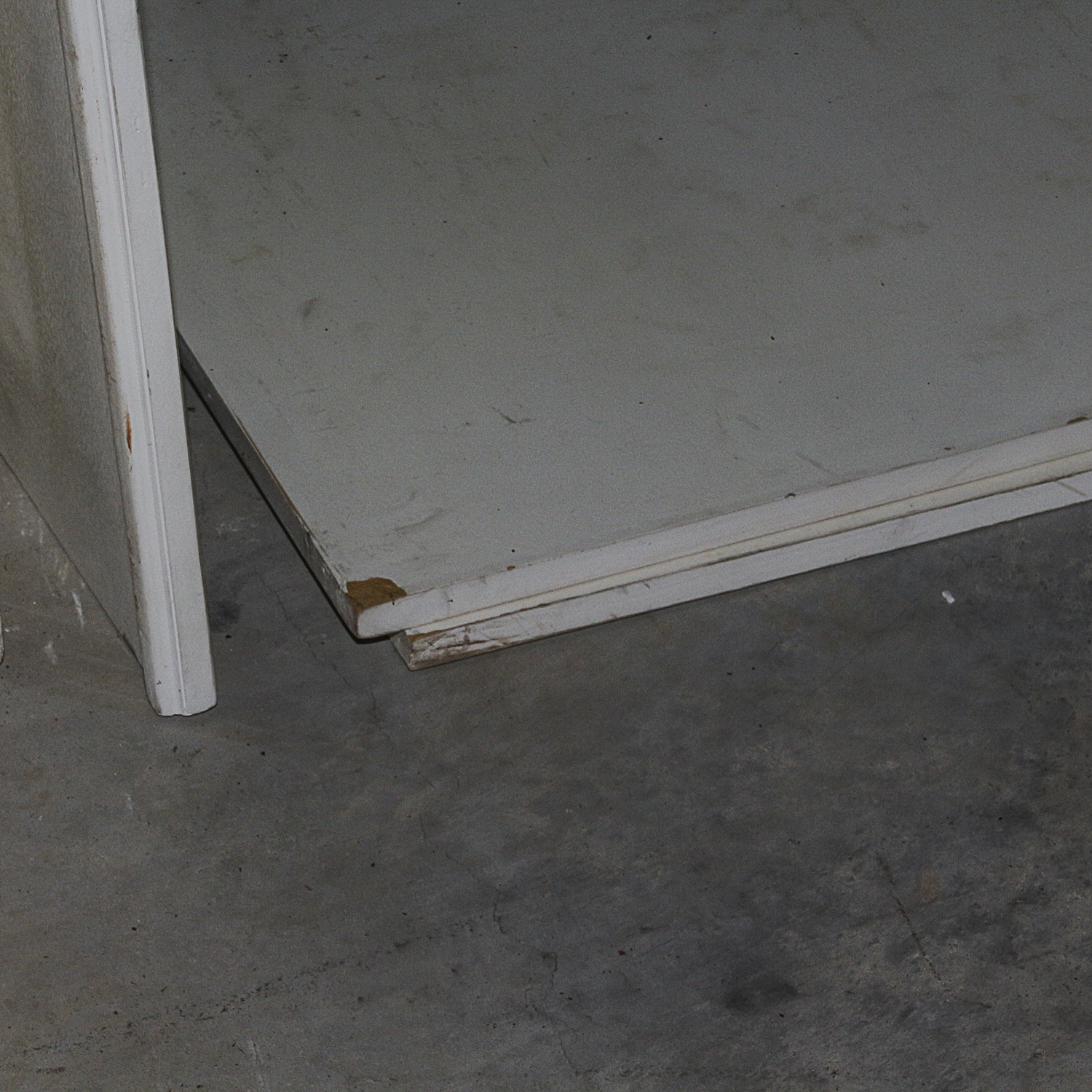 Vintage Painted Open Cabinet