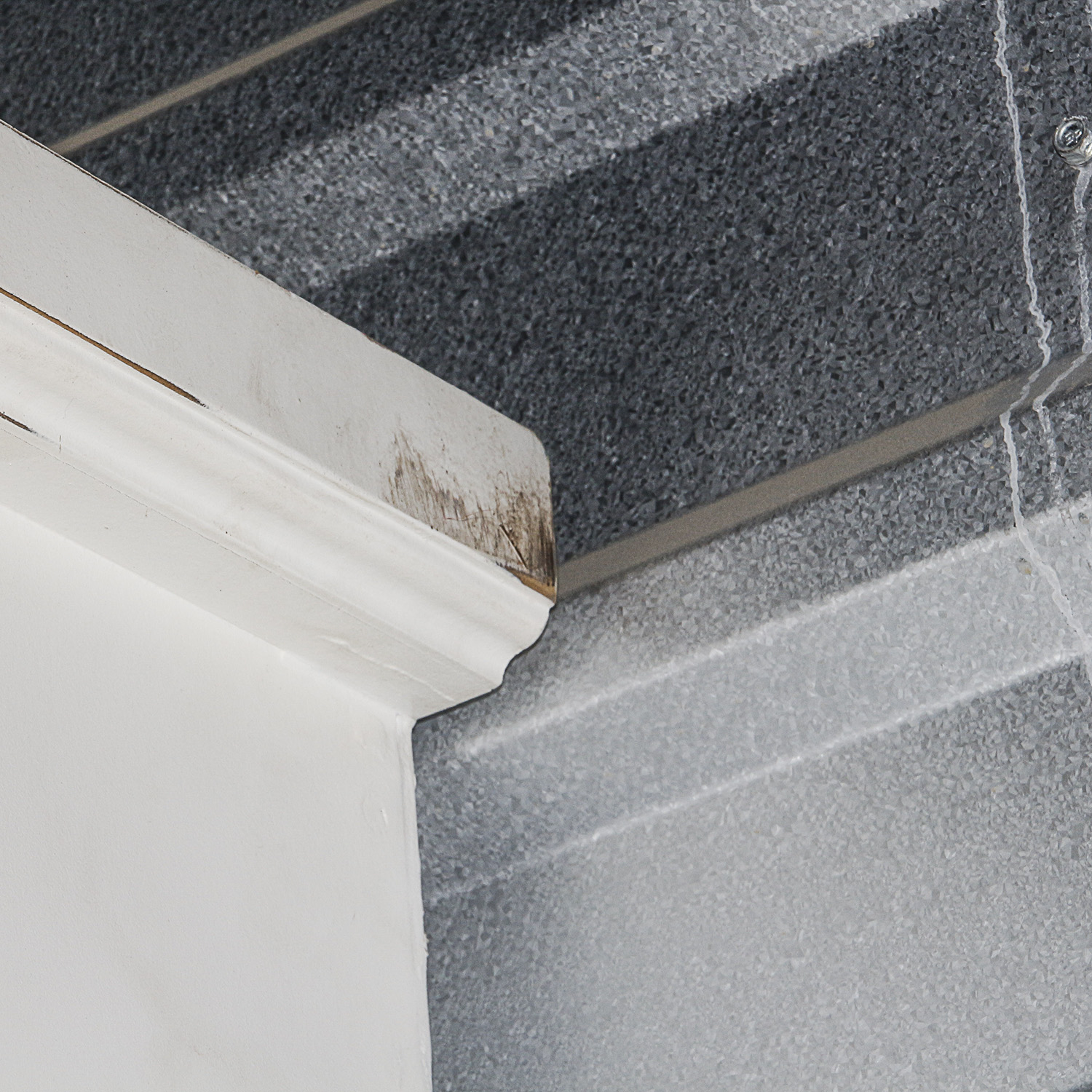 Vintage Painted Open Cabinet