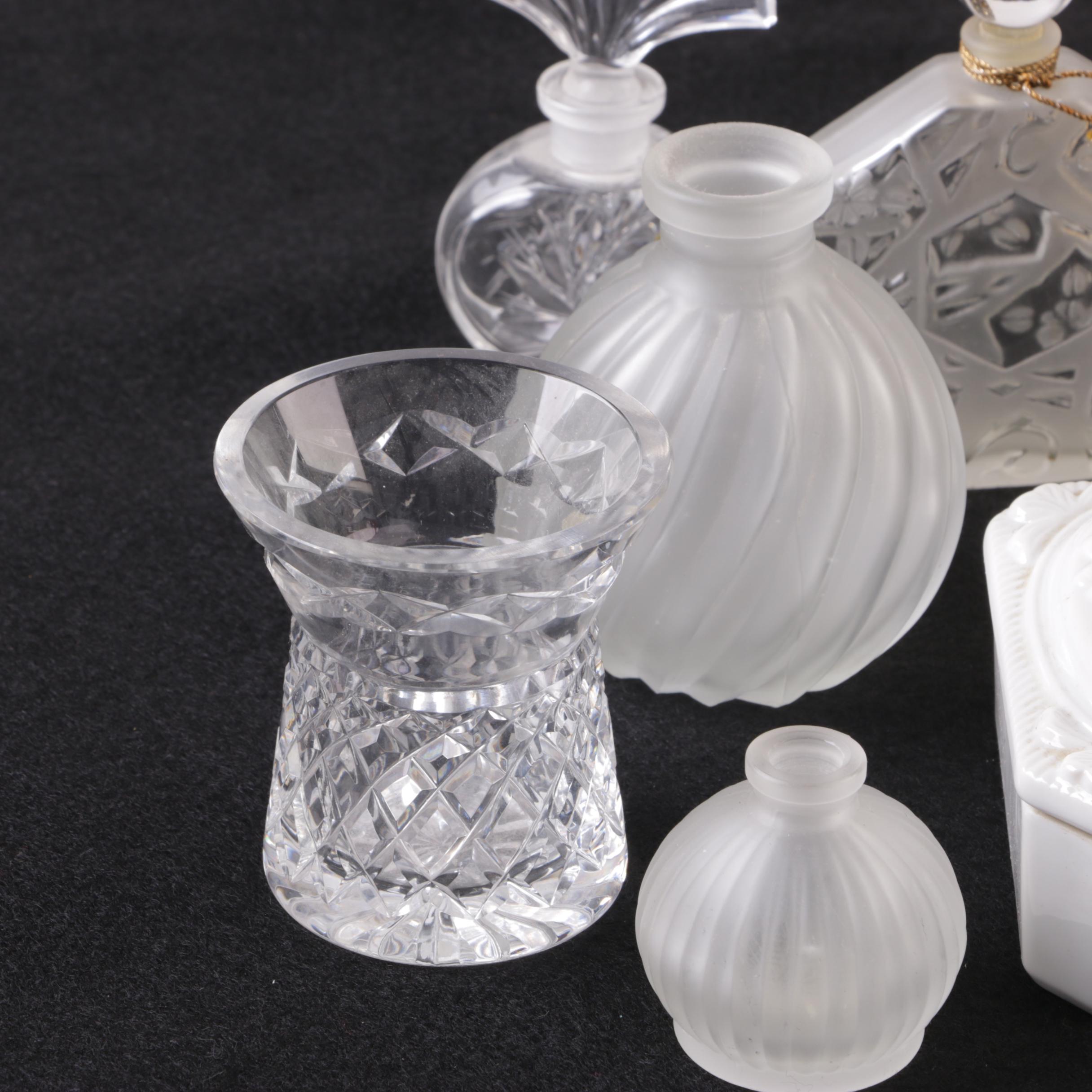 Perfume Bottles Including Avon "Mesmerize"