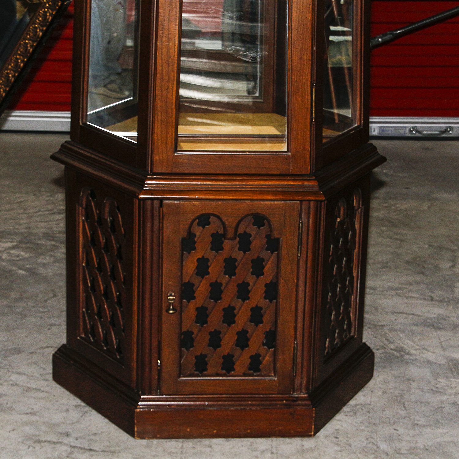 Tri-Front Curio Cabinet