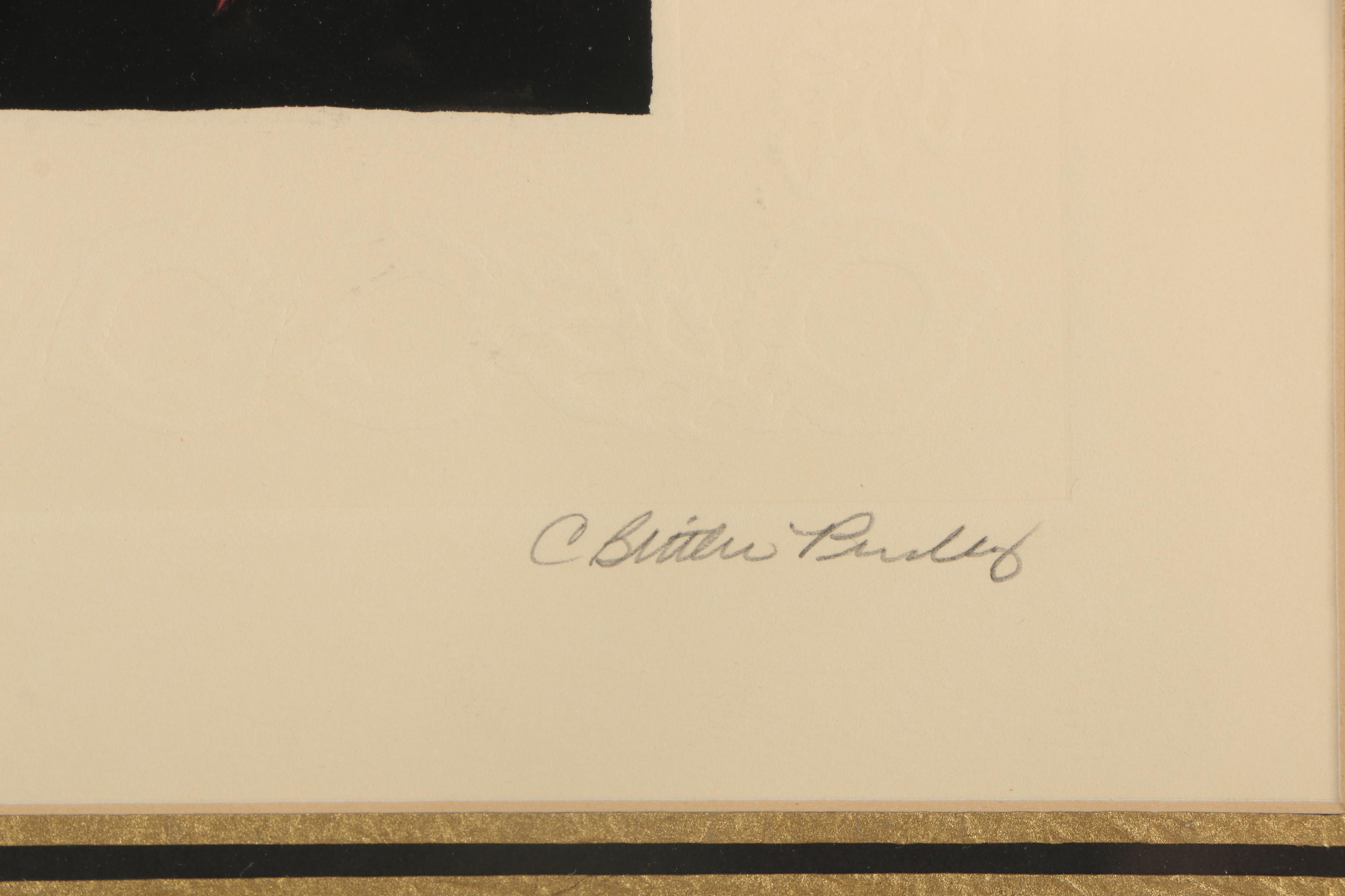 C. Butler Pendley Etching "Napoleon"