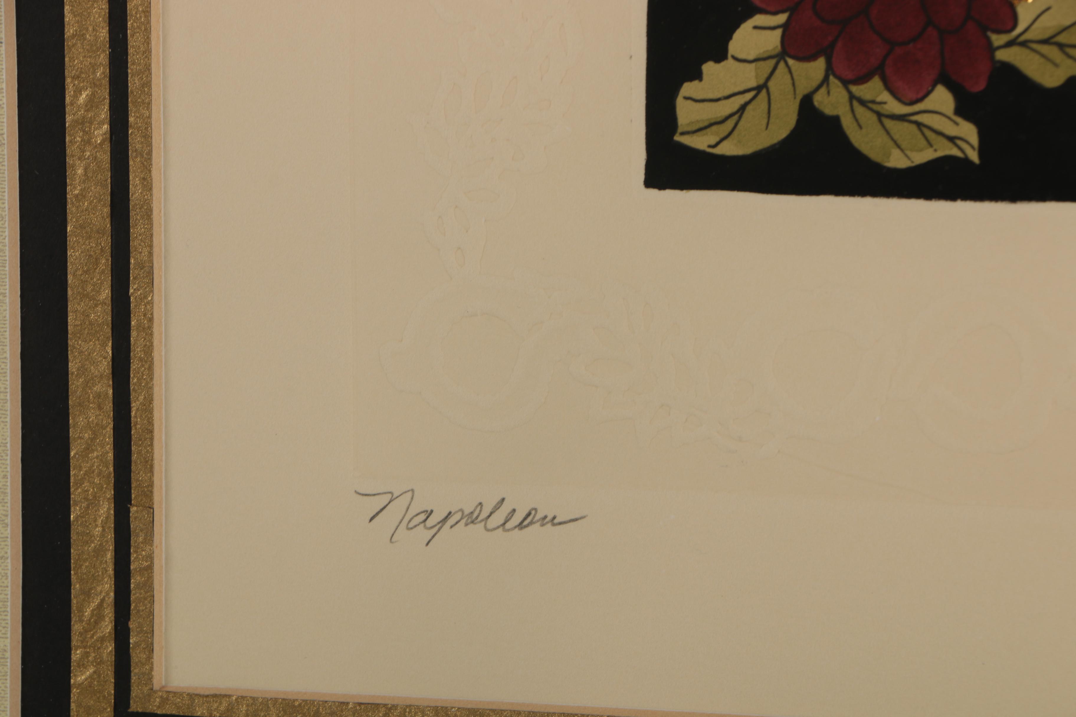 C. Butler Pendley Etching "Napoleon"