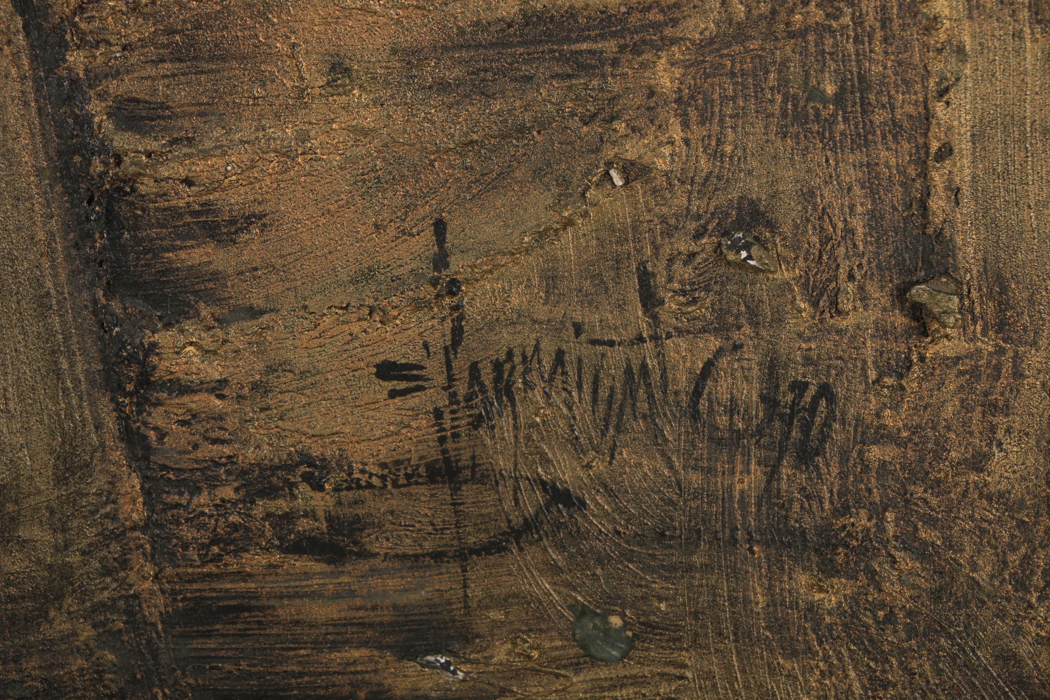 Eddie Sarmiento Abstract Mixed Media Painting