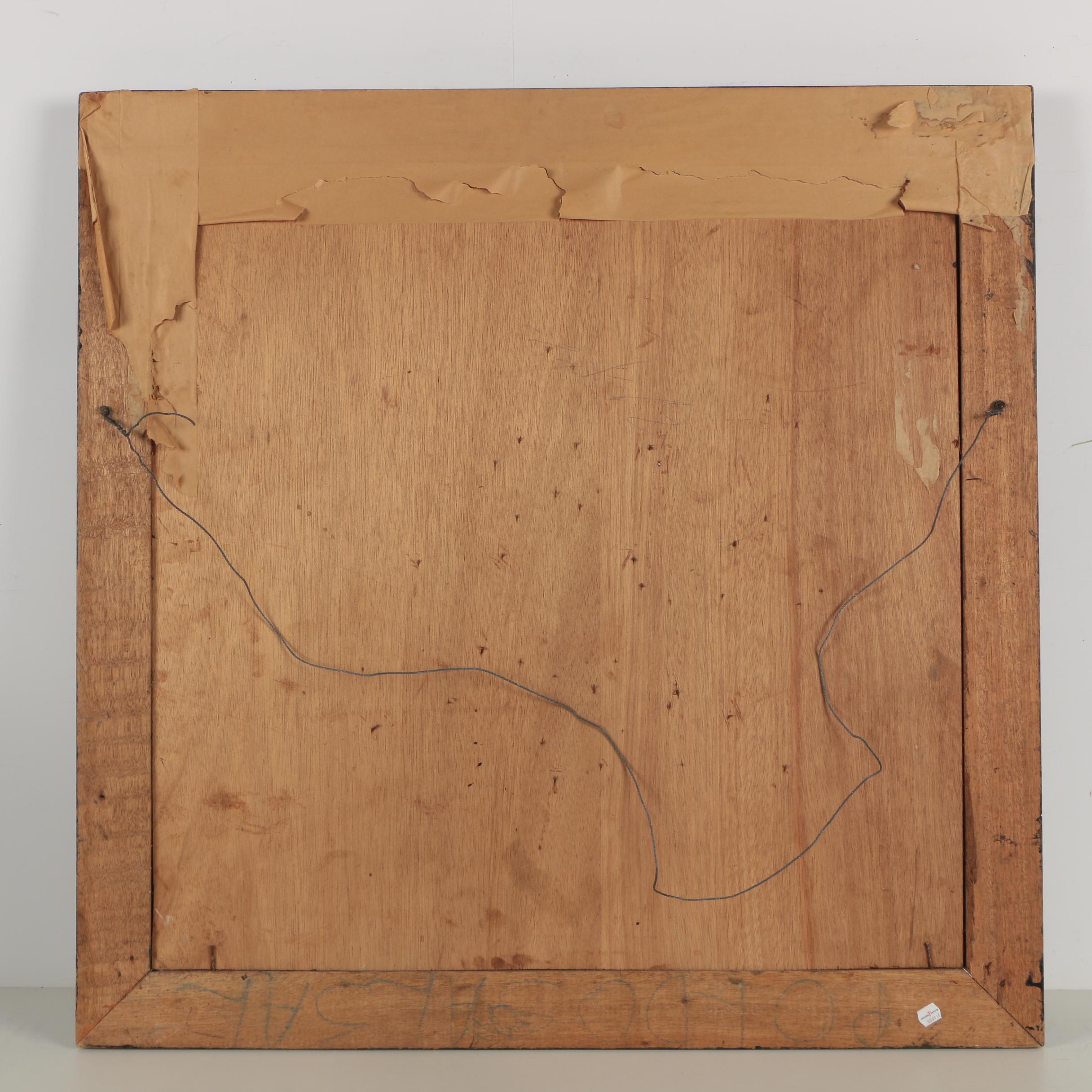 Eddie Sarmiento Abstract Mixed Media Painting