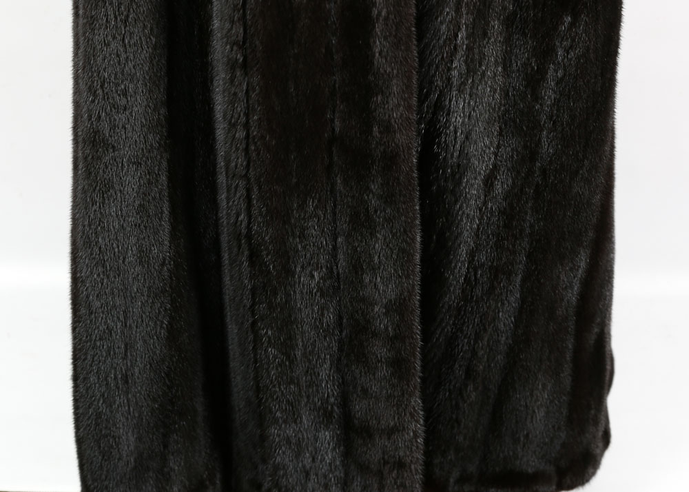 **REWORK*Vintage Harry Kushner & Son of New York Full-Length Ranch Mink Fur Coat