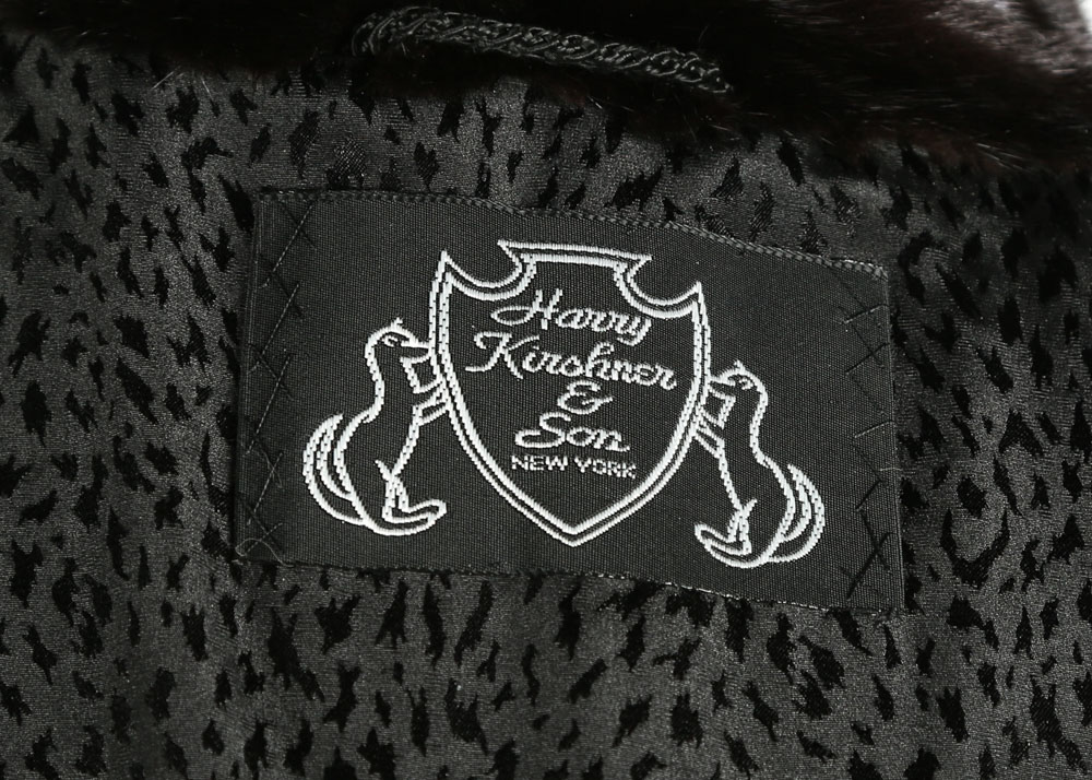 **REWORK*Vintage Harry Kushner & Son of New York Full-Length Ranch Mink Fur Coat