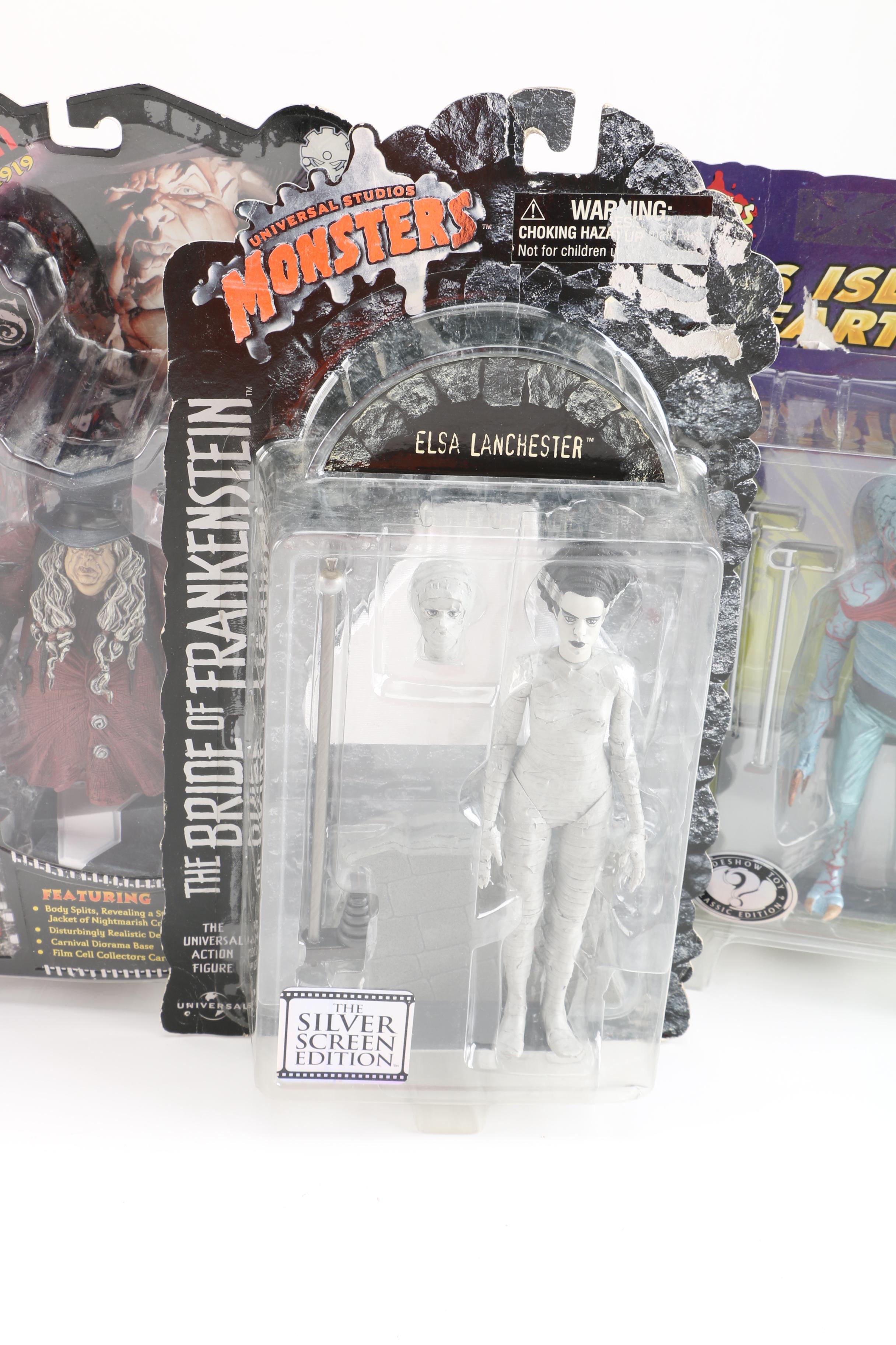 Collectible Movie Monster Action Figures In Packaging