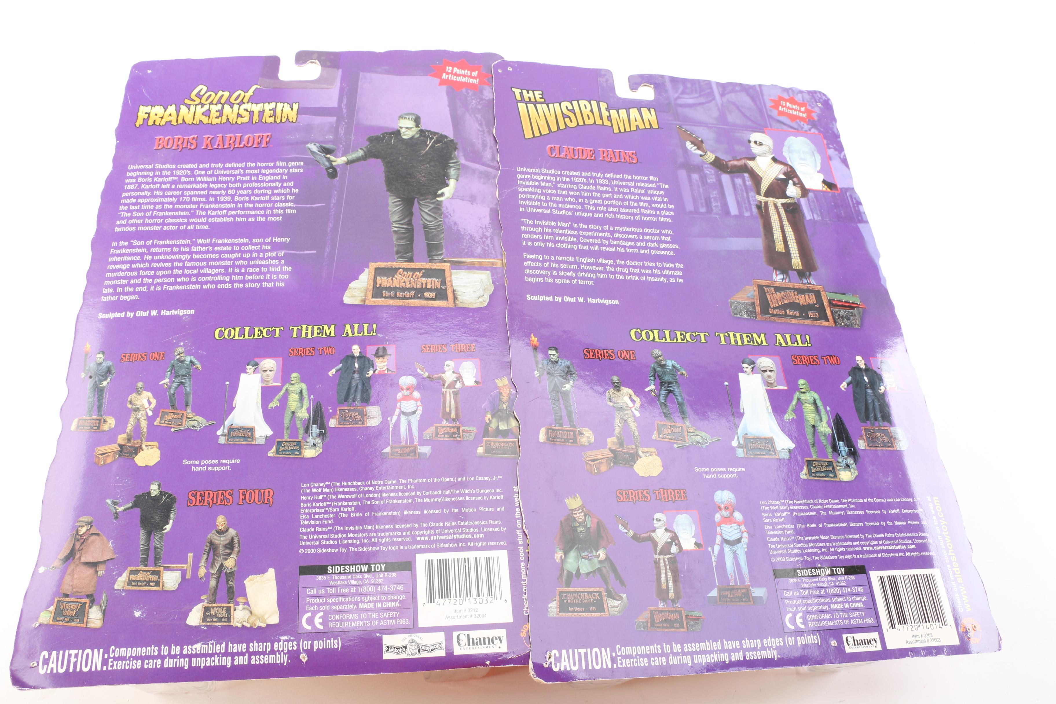 Collectible Movie Monster Action Figures In Packaging
