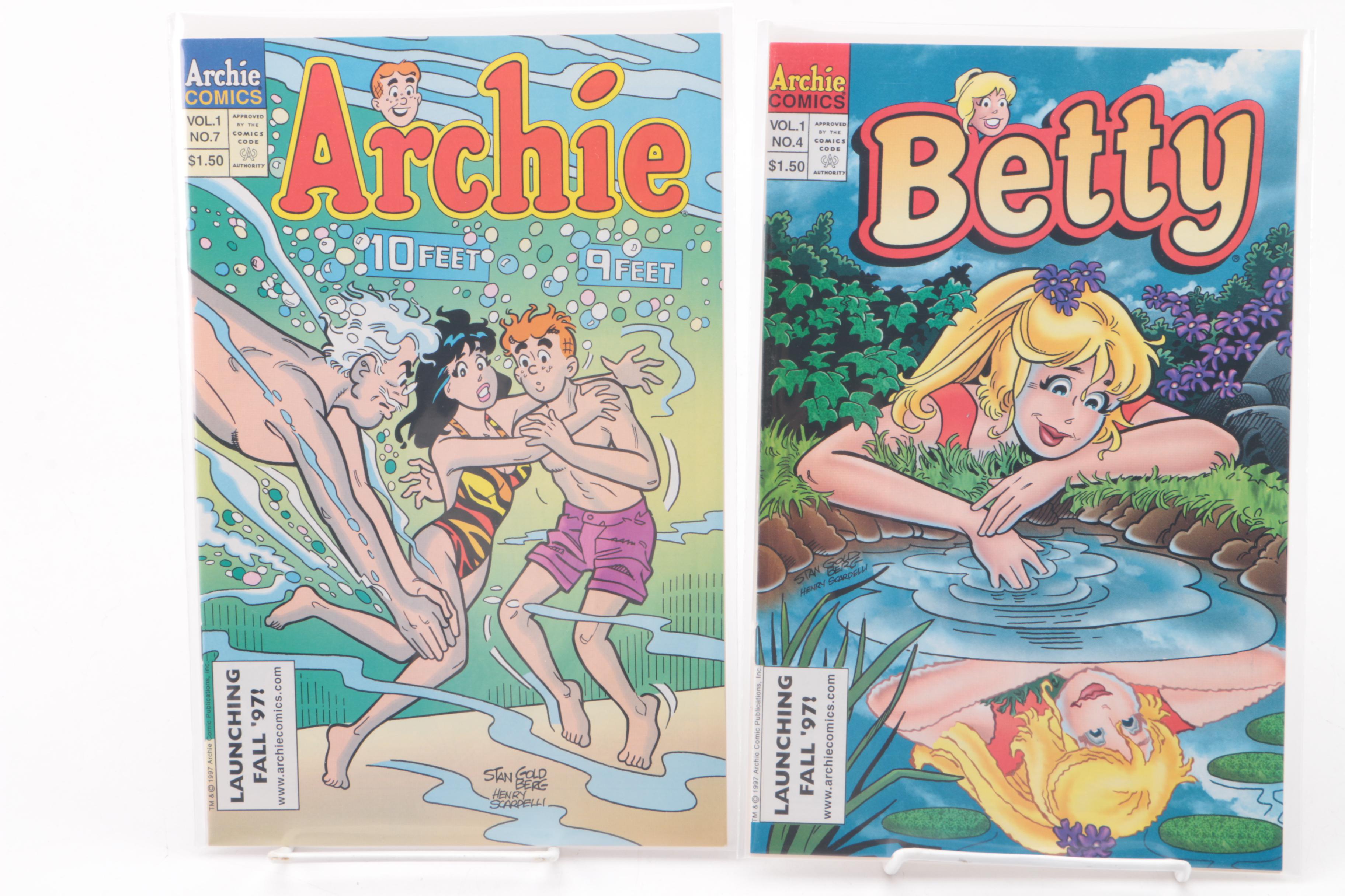 Modern Age Archie Comic Books Including "Archie" and "Veronica"