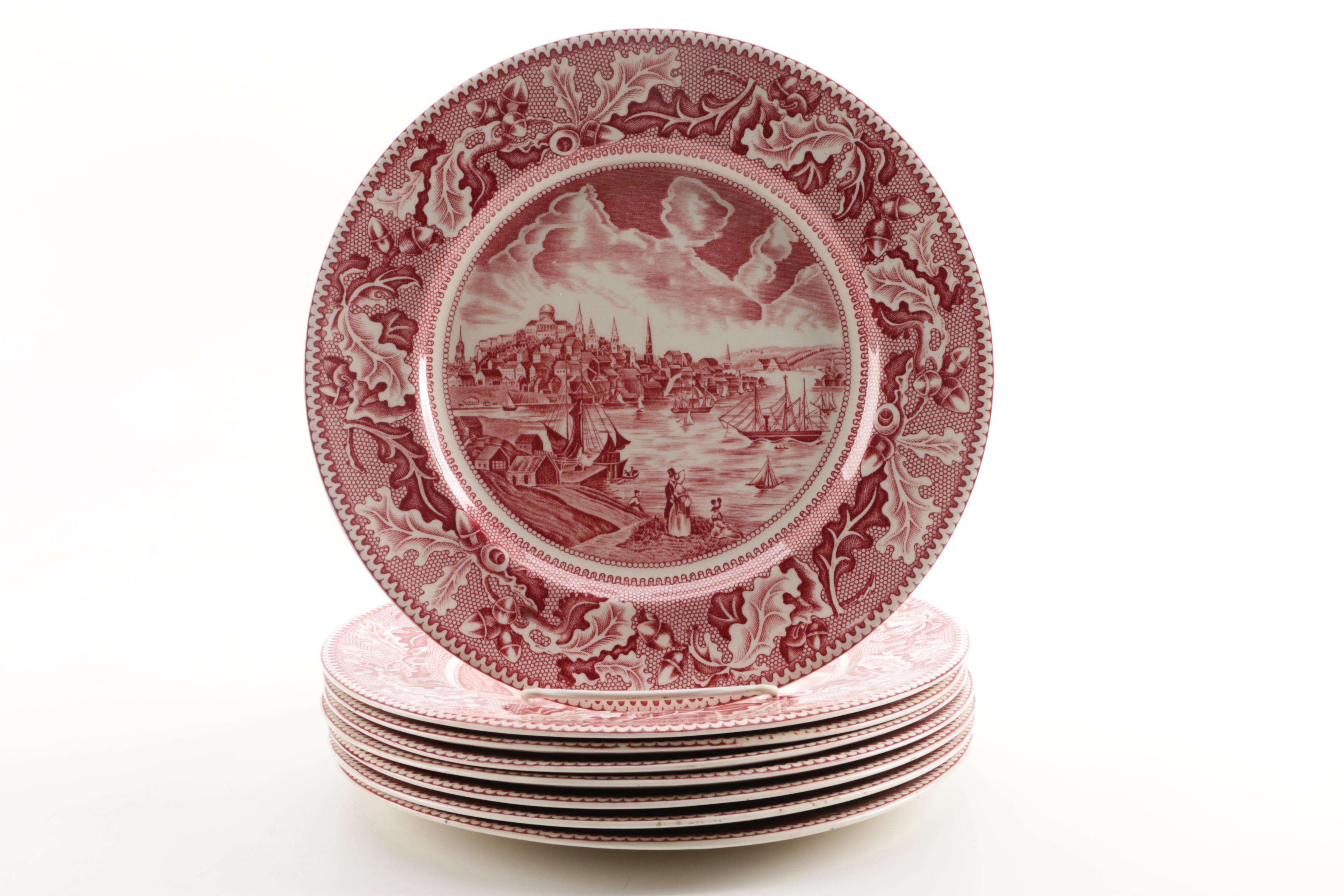 Vintage Johnson Brothers "Historic America" Dinner Service