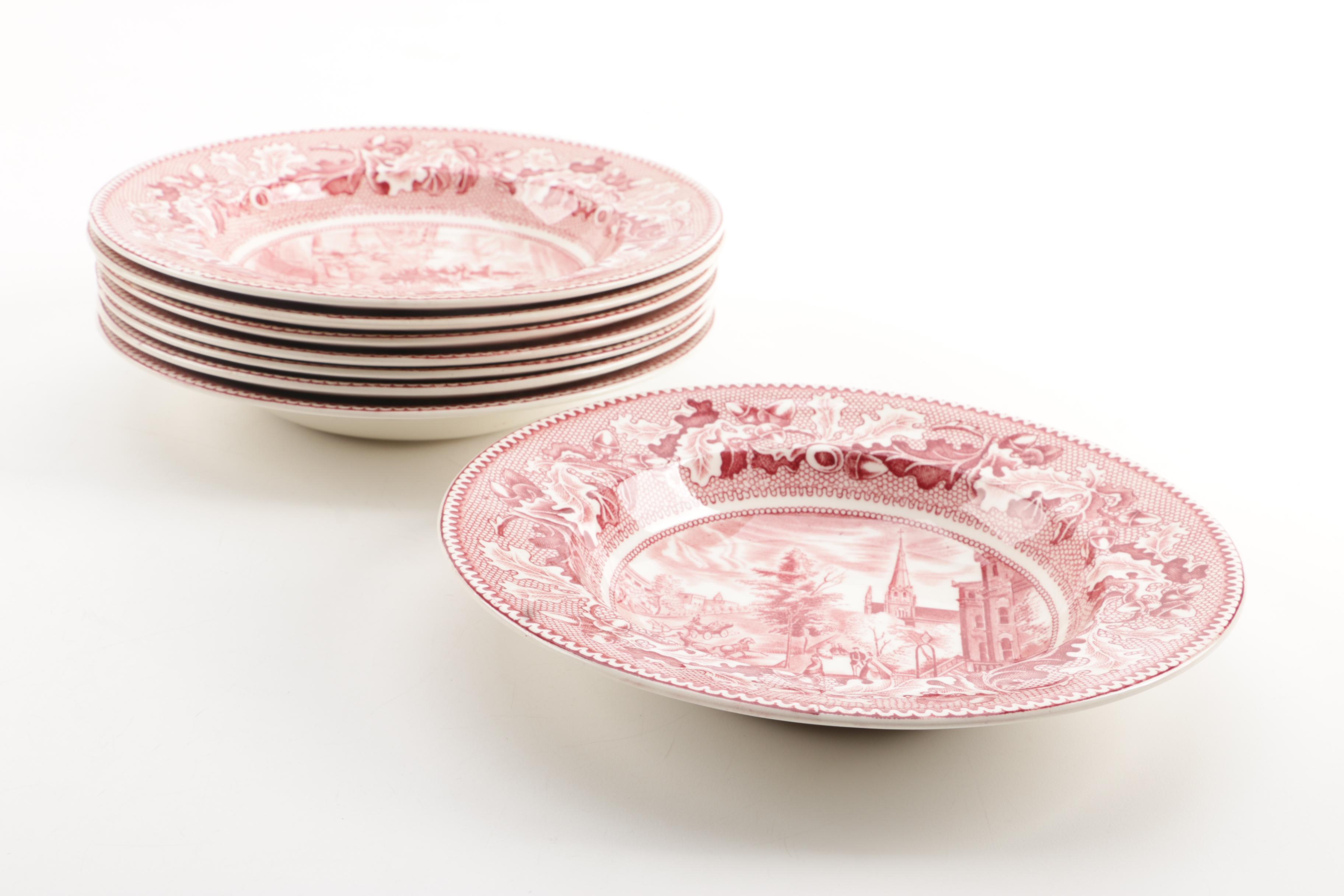 Vintage Johnson Brothers "Historic America" Dinner Service