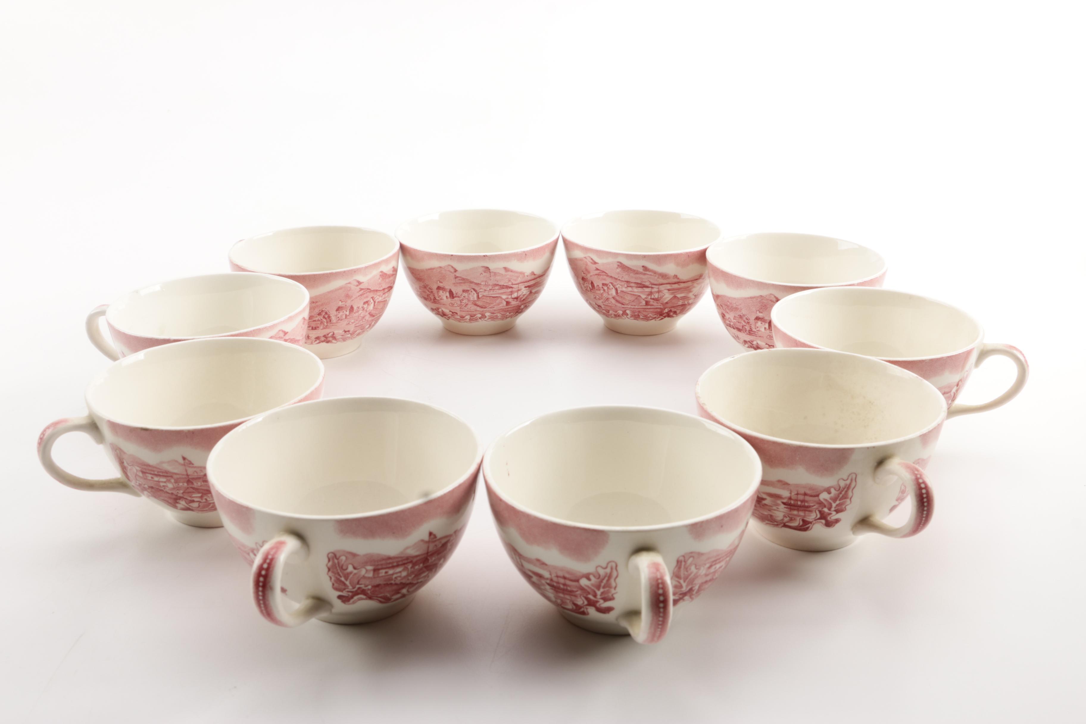 Vintage Johnson Brothers "Historic America" Dinner Service