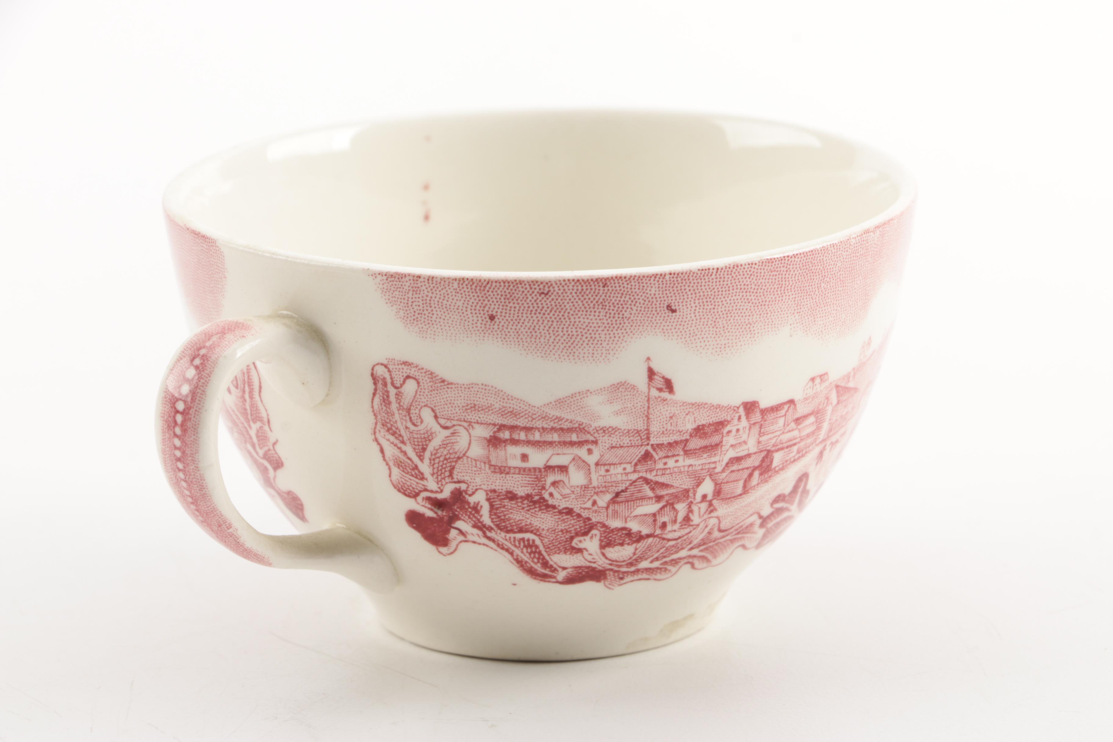 Vintage Johnson Brothers "Historic America" Dinner Service