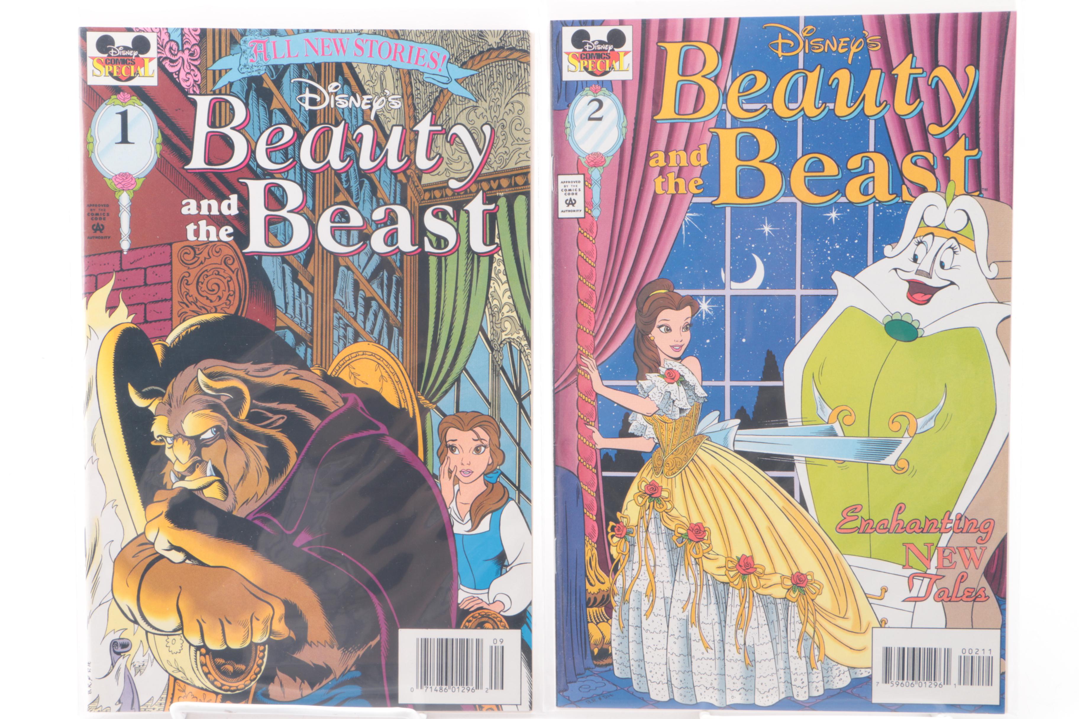 Assorted Disney-Themed Comics Including "Aladdin" and "Mickey Mouse"