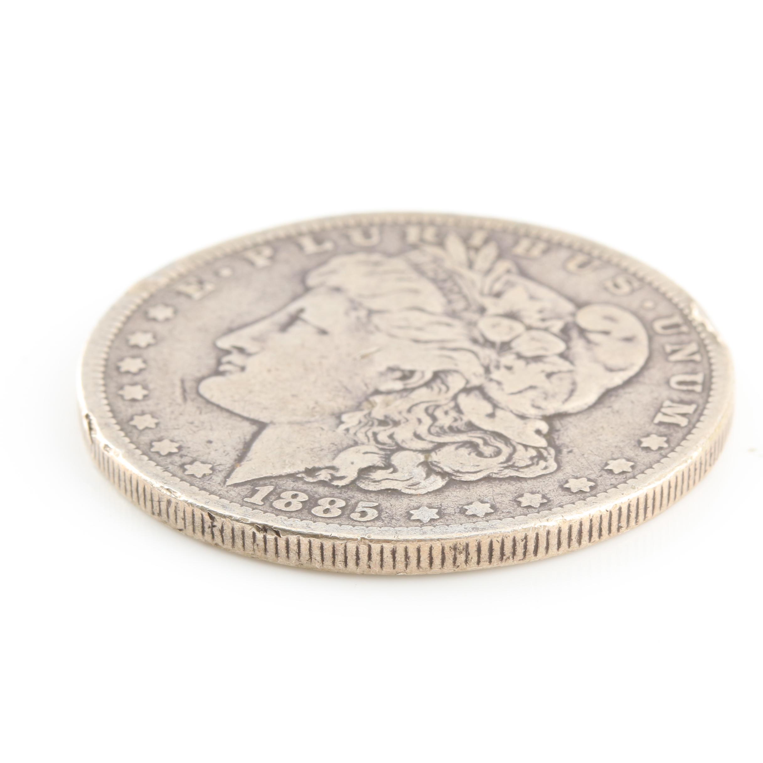 Three Morgan Silver Dollars