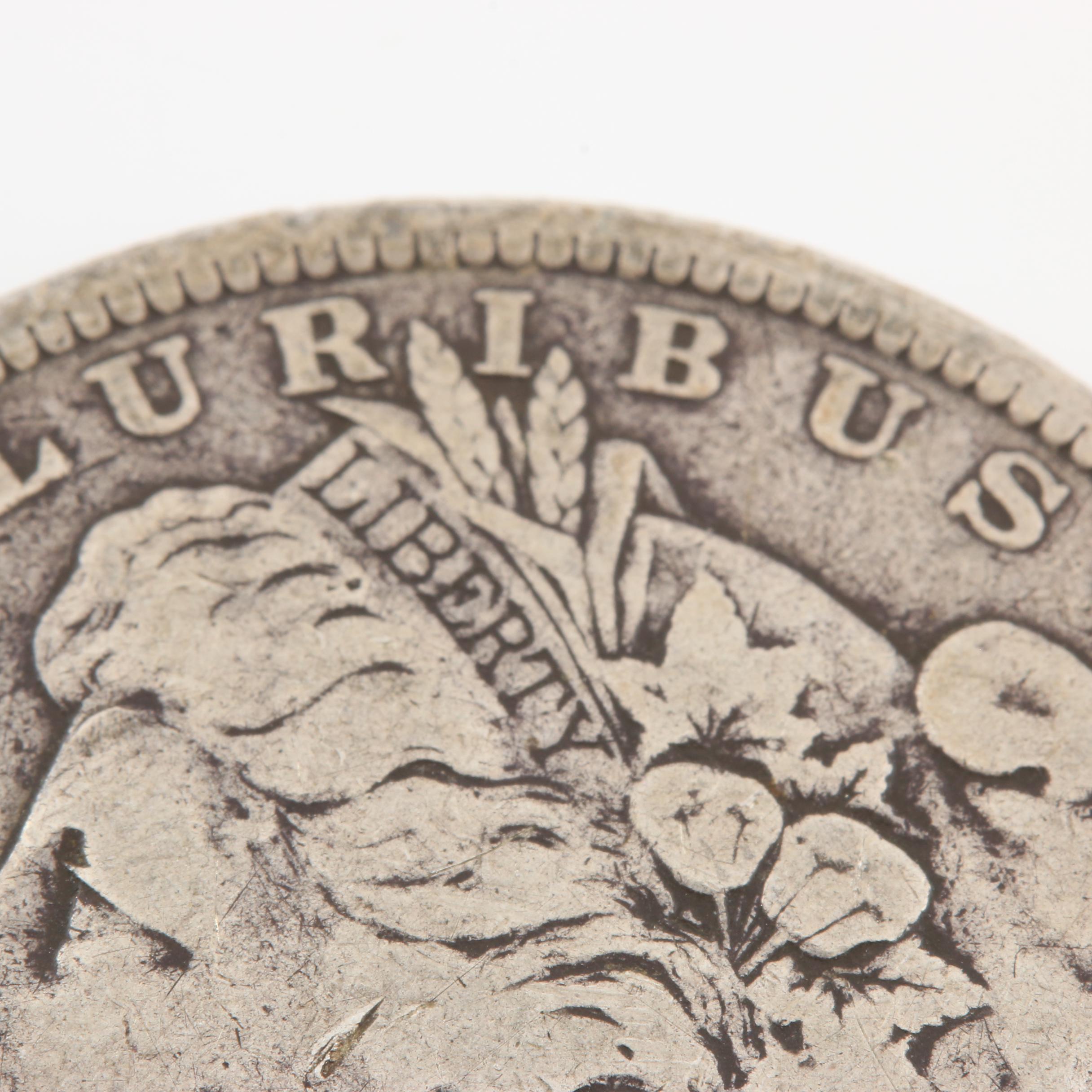 Three Morgan Silver Dollars