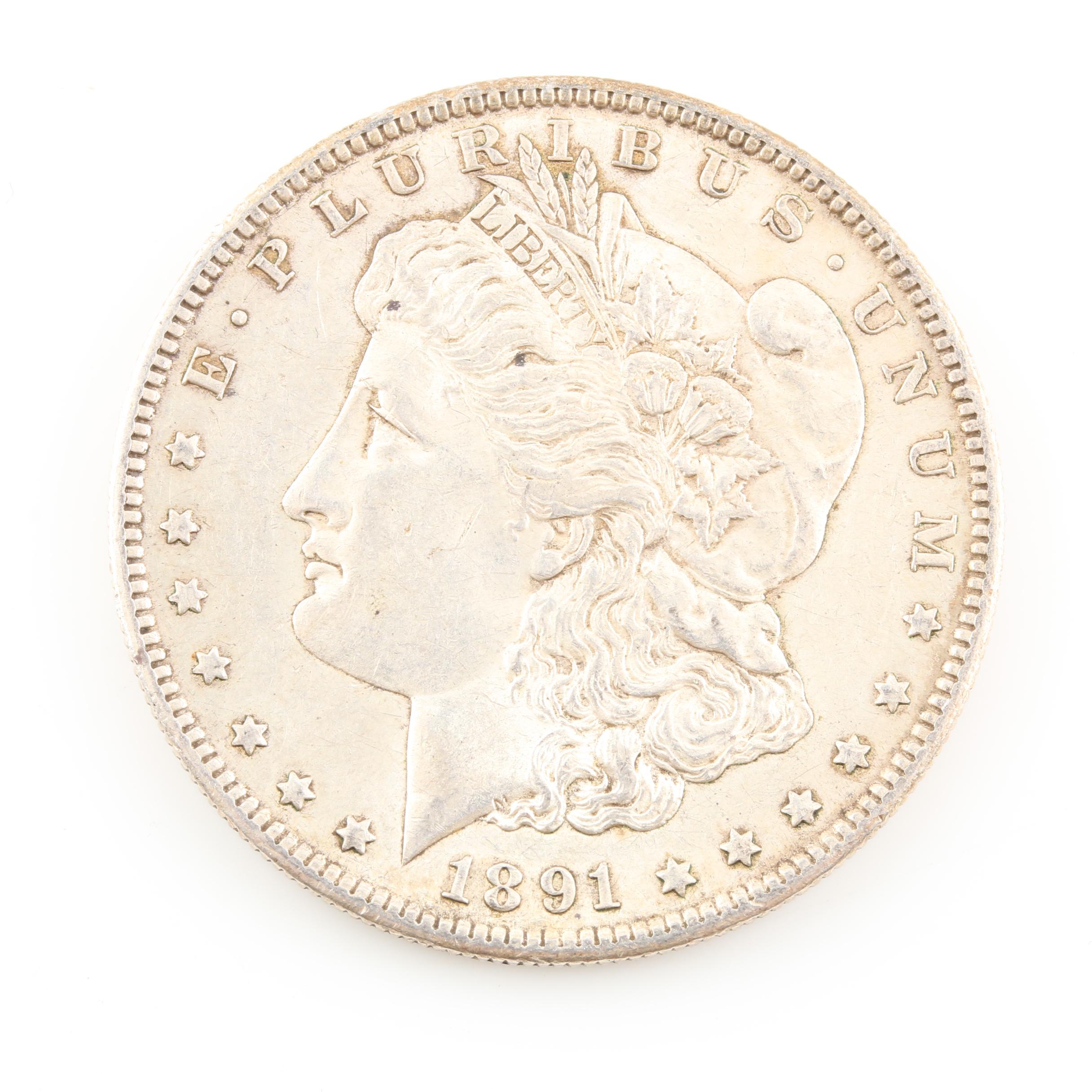 Three Morgan Silver Dollars