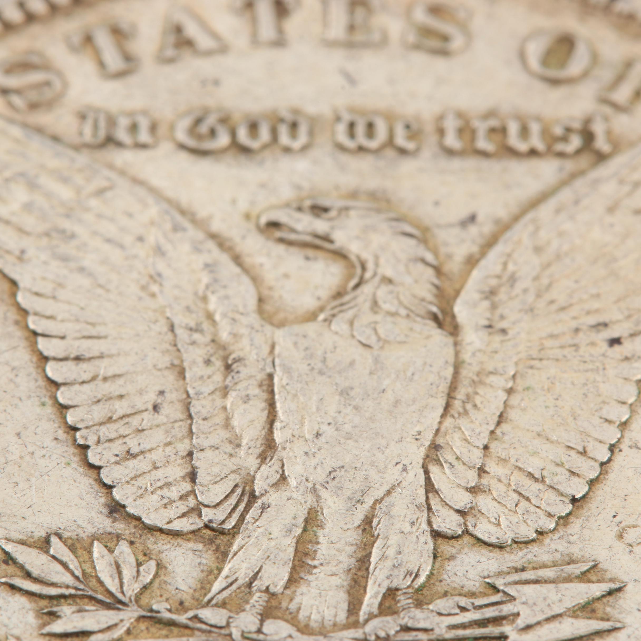 Three Morgan Silver Dollars