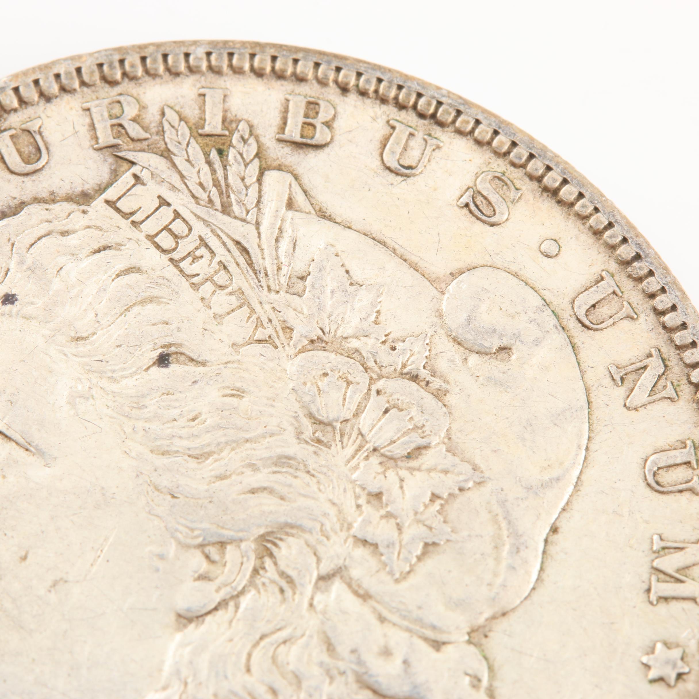 Three Morgan Silver Dollars