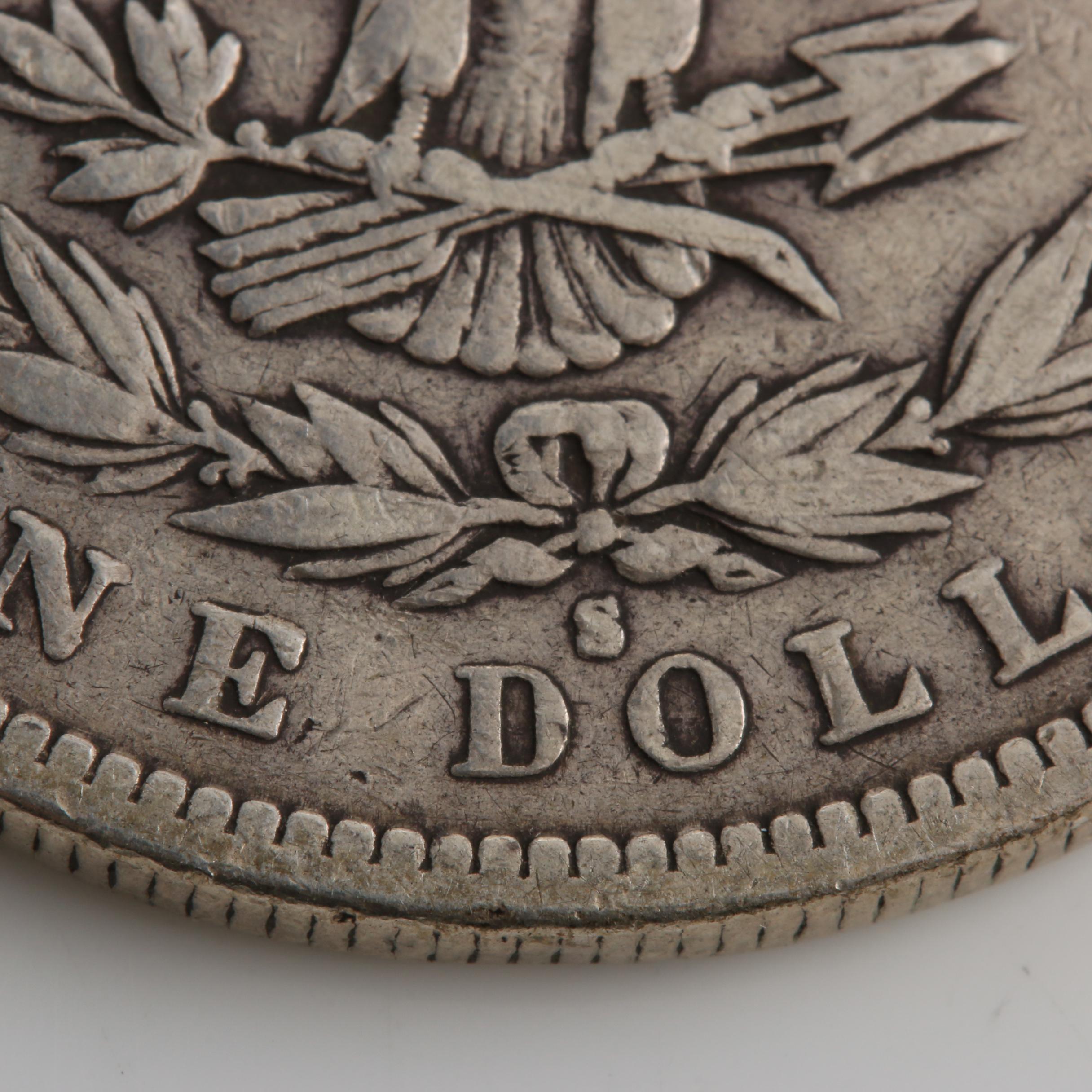 Three Morgan Silver Dollars