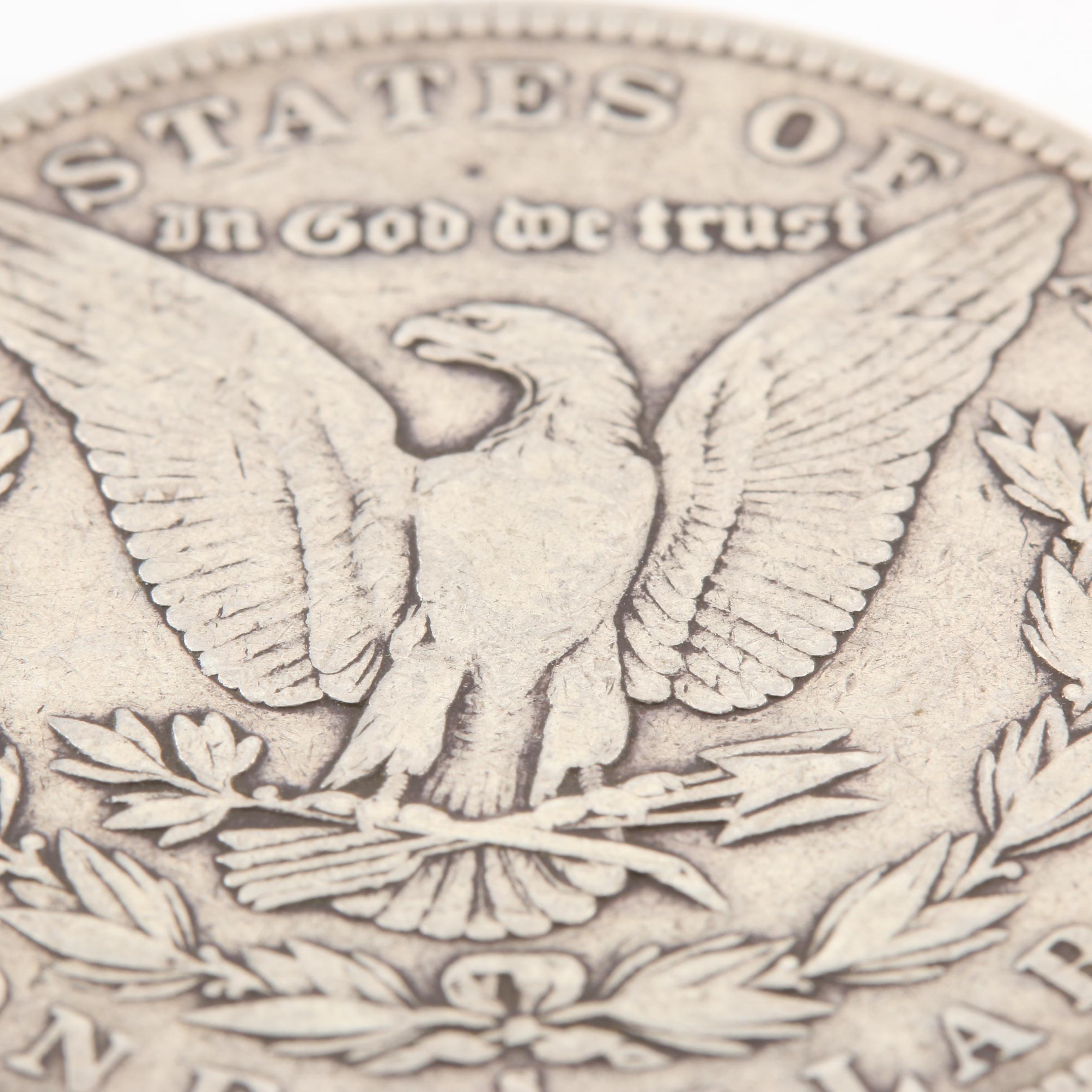 Three Morgan Silver Dollars