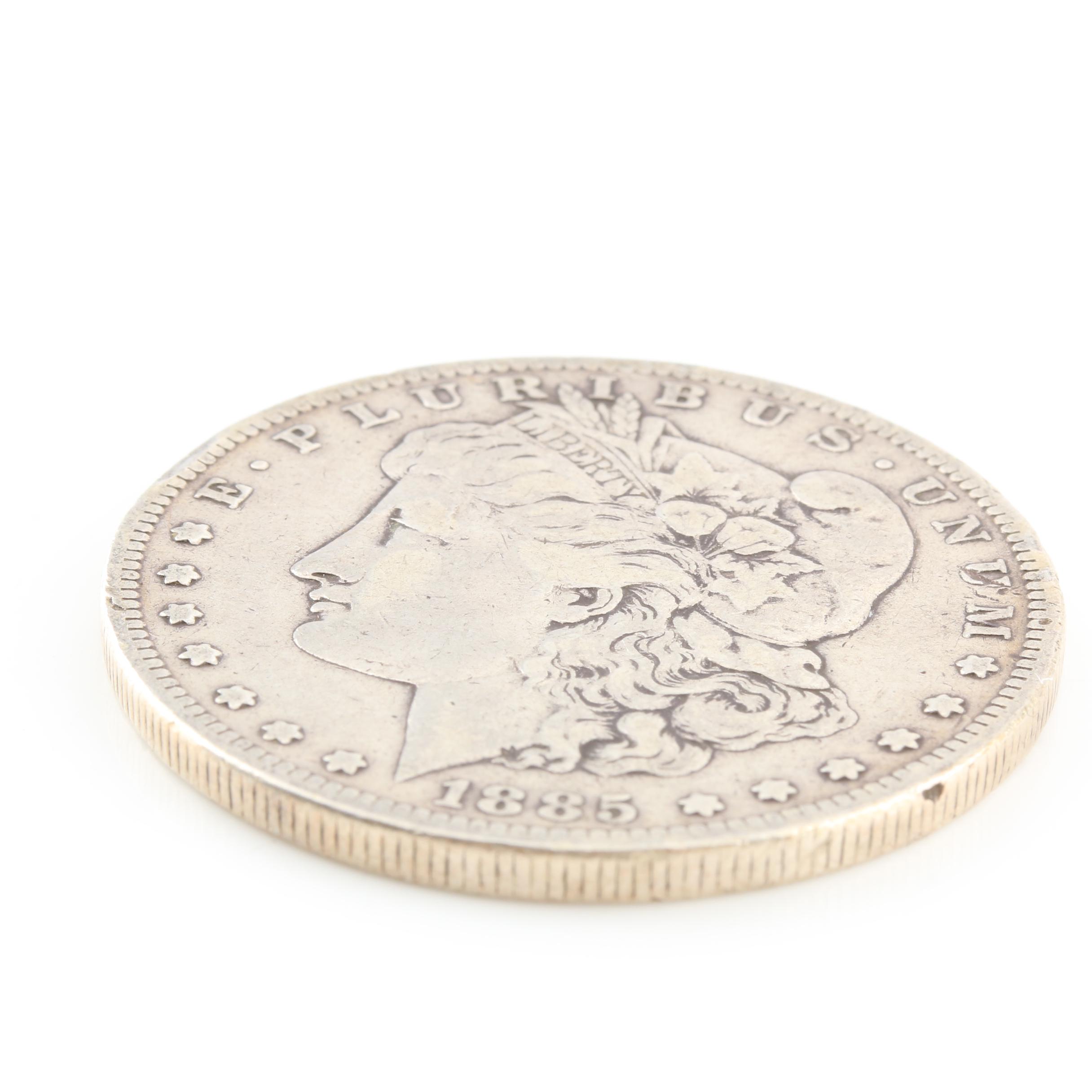 Three Morgan Silver Dollars