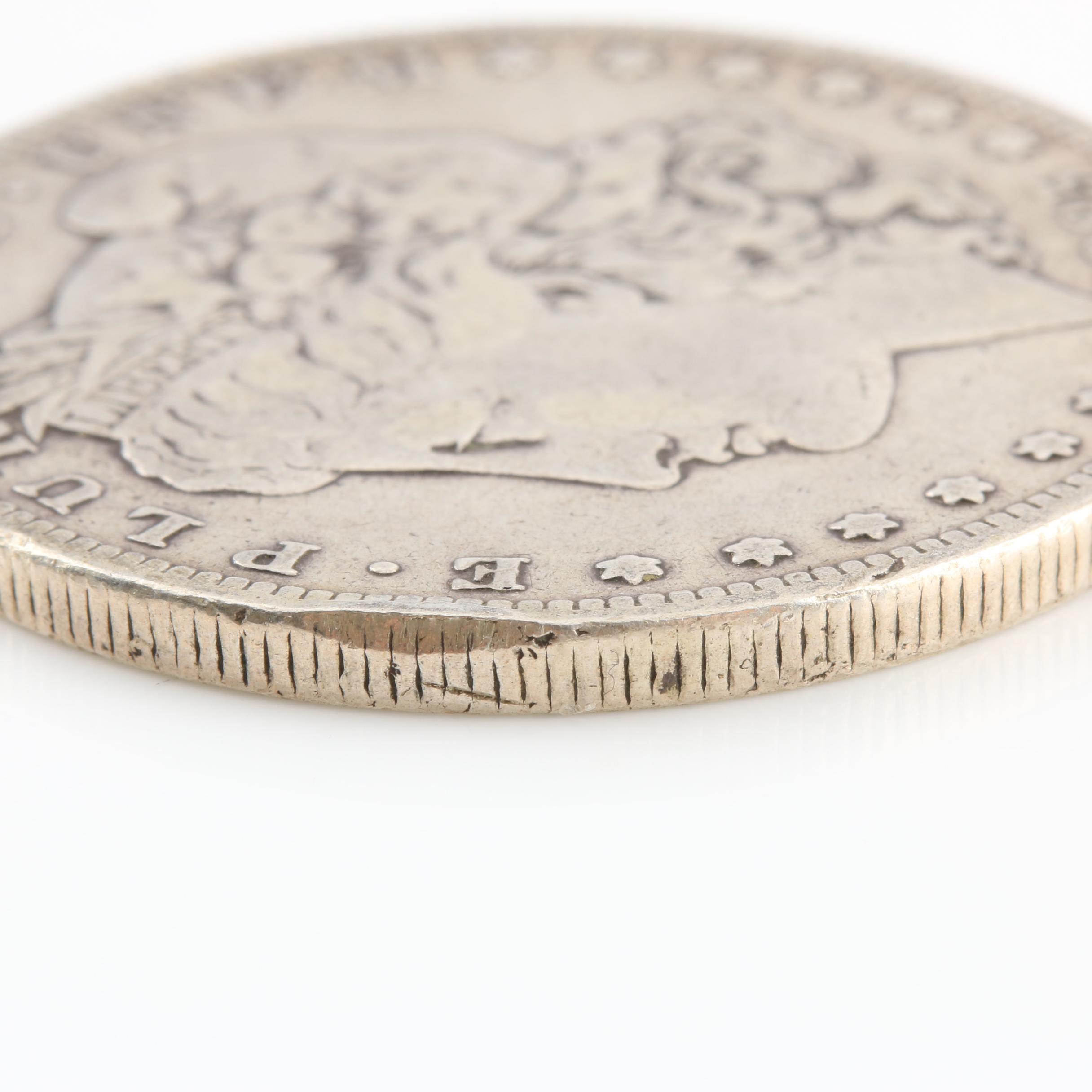 Three Morgan Silver Dollars