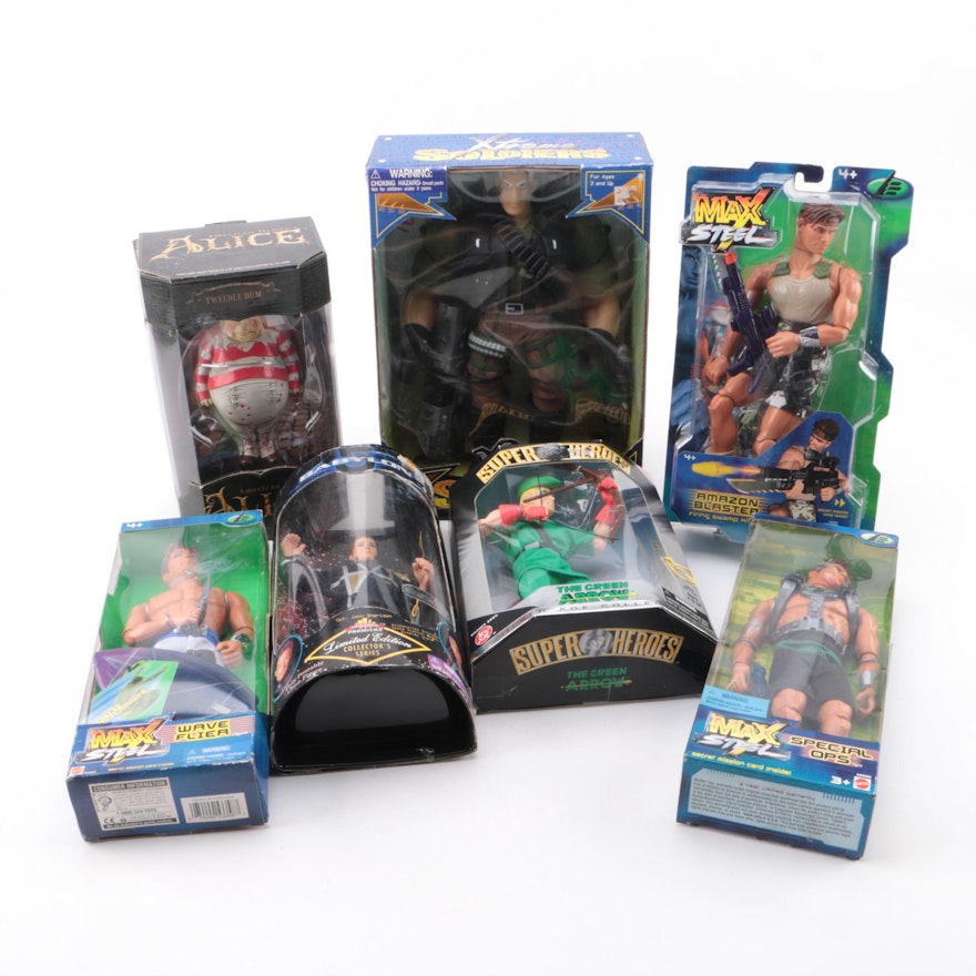 "Max Steel", "Xtreme Soldiers" and Other Collectible Action Figures