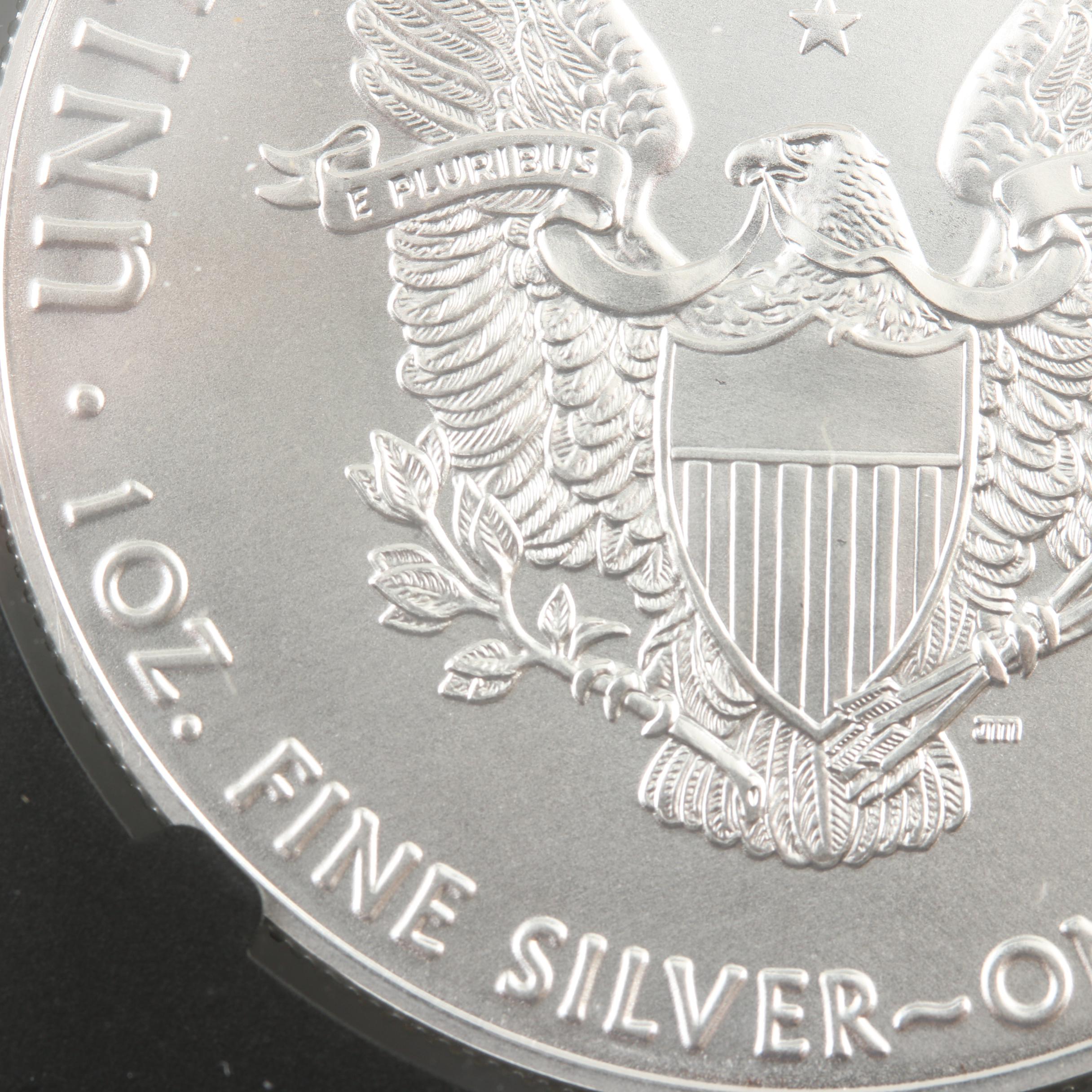 NGC Graded MS69 2018 $1 American Silver Eagle