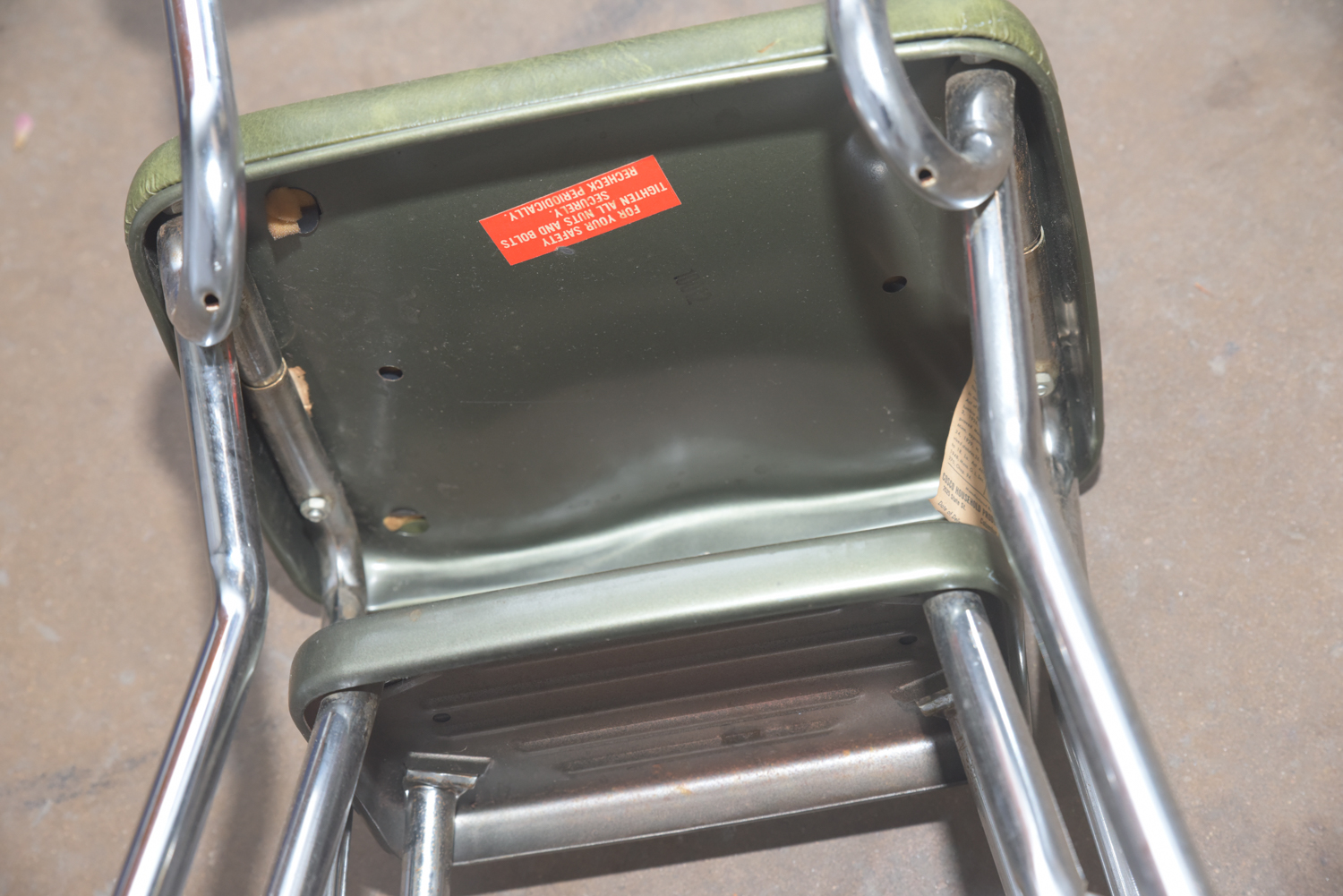 Vintage Step Stool Chair by Cosco